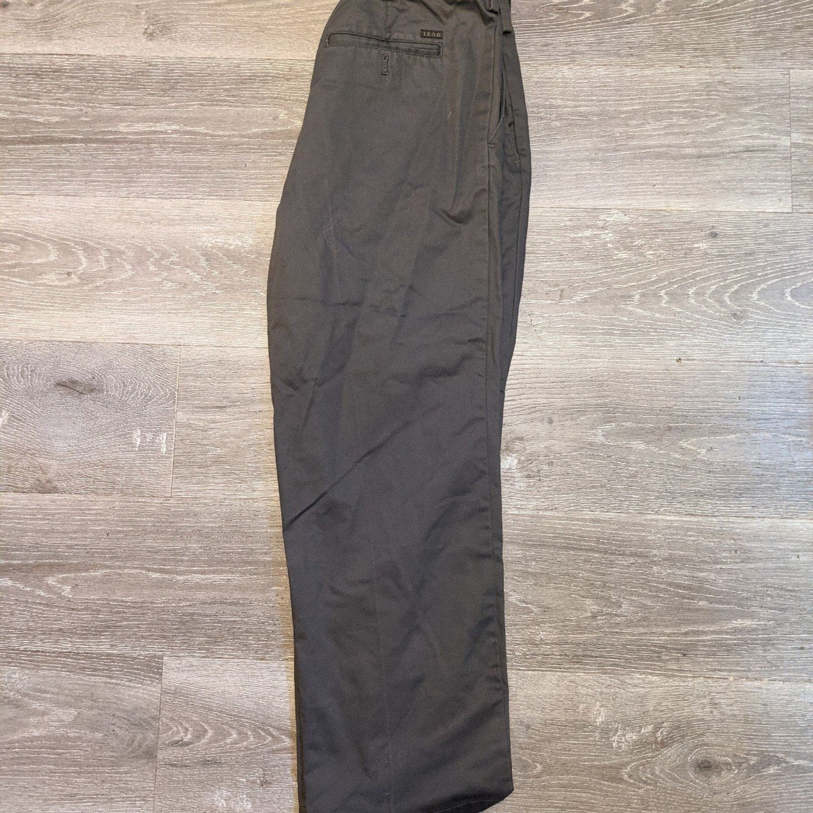 Izod IZOD Mens Grey Chinos Size US 34 / EU 50 - 3 Thumbnail