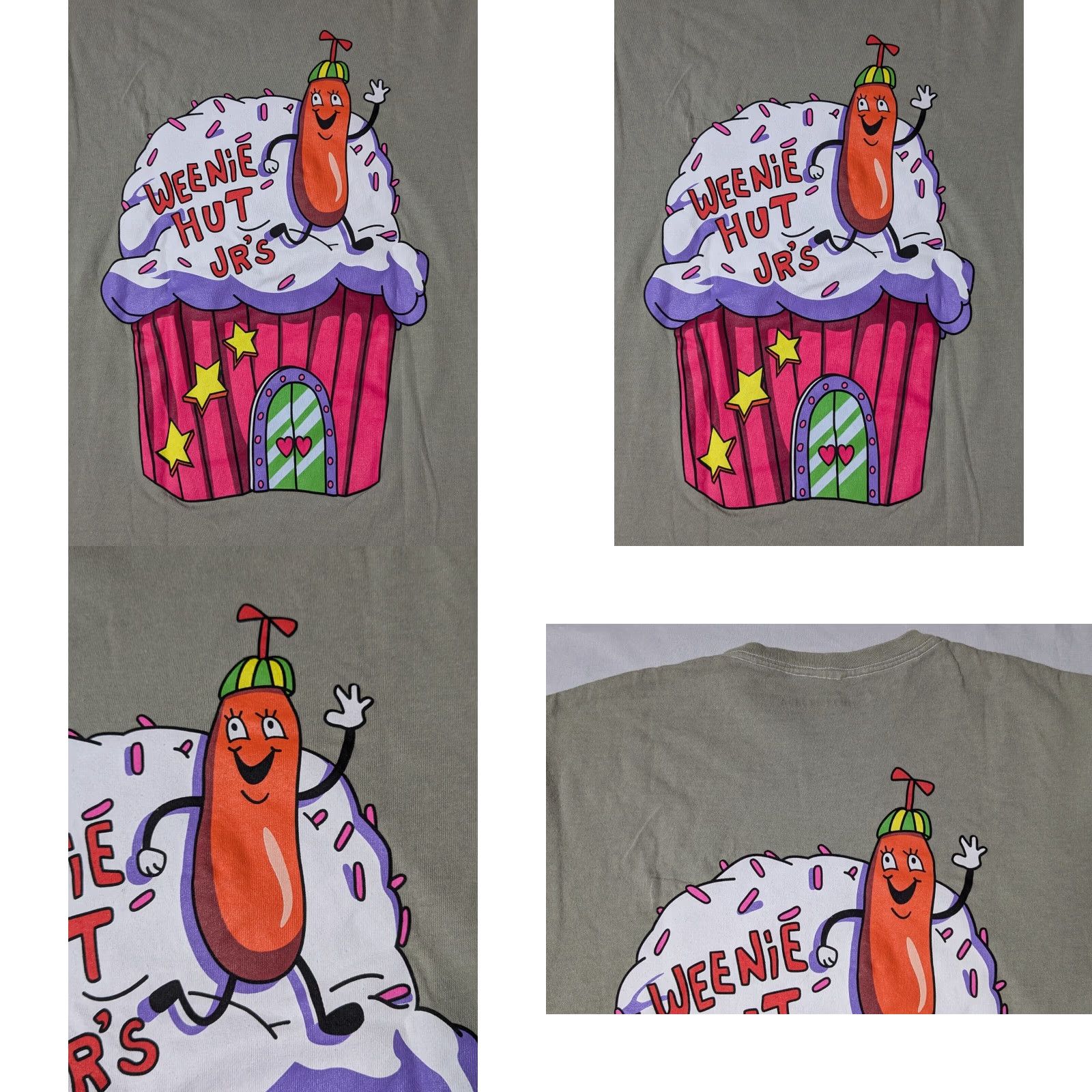 Nickelodeon NIckelodeon Men Medium Green 100% Cotton Double-Sided WEENIE HUT JR'S T-Shirt Size US M / EU 48-50 / 2 - 9 Thumbnail