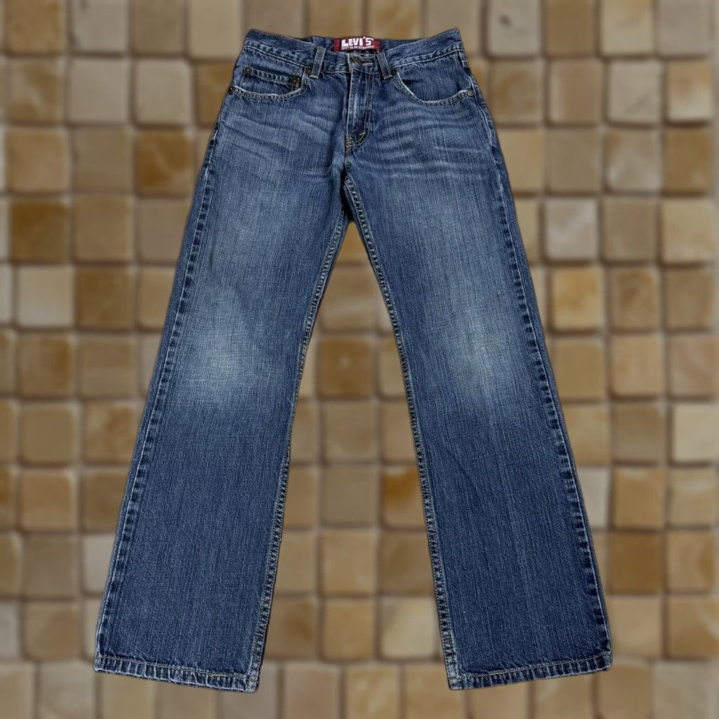 Levi's Levi's 514 Jeans Slim Straight Denim Blue 28x28 Men Size 28 Regular Reg 10-12 Rise Inseam 28 Cotton Fabric Size US 28 / EU 44 - 1 Thumbnail