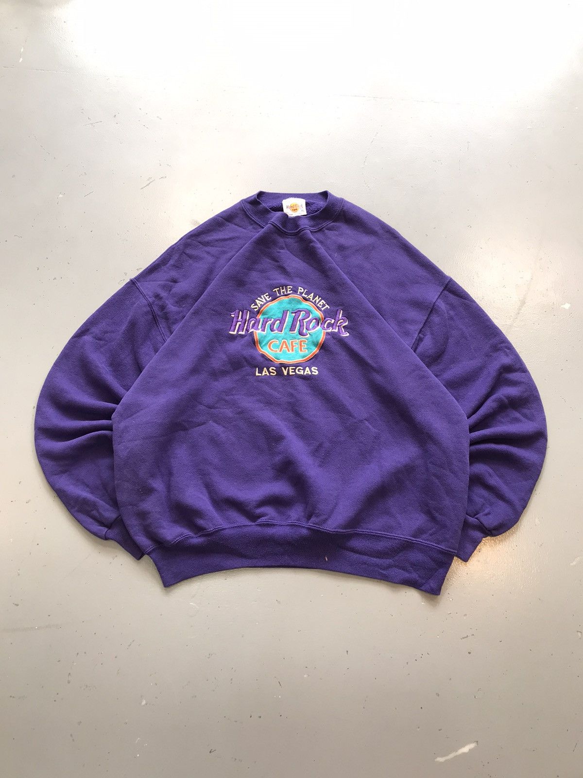 Hard Rock Cafe × Vintage Vintage Hard Rock Cafe logo embroidered sweatshirt Size US M / EU 48-50 / 2 - 1 Thumbnail