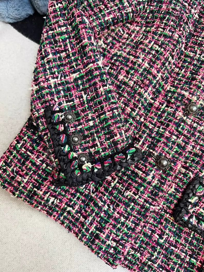 Chanel Chanel 19p Early spring pink purple and green mixed color Size XS / US 0-2 / IT 36-38 - 3 Thumbnail