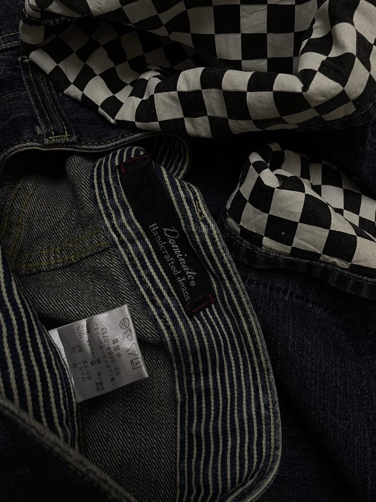 Hysteric Glamour VINTAGE DOMINATE CRAFTED OG DESIGNER JAPAN RIPPED PATCHWORK Size US 31 - 16 Thumbnail