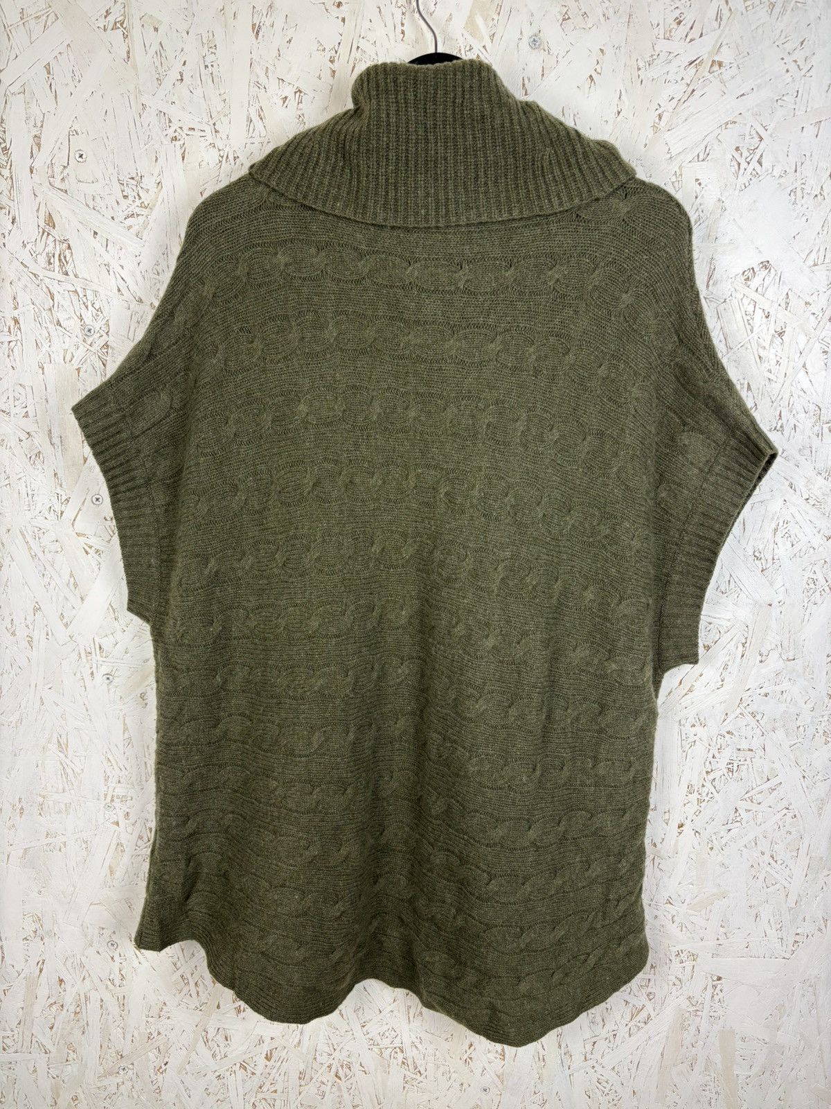 Polo Ralph Lauren Polo Ralph Lauren Cable Knit Cashmere Wool Turtleneck Vest Size S / US 4 / IT 40 - 5 Thumbnail