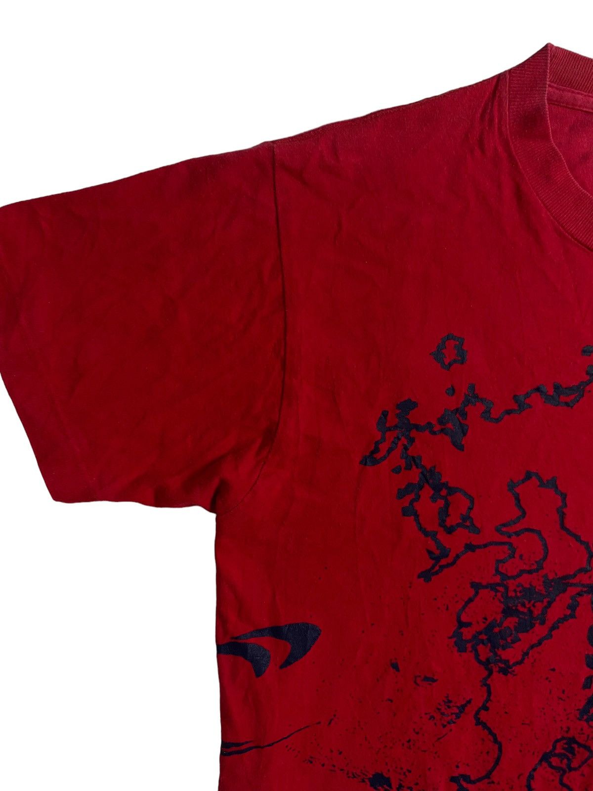 O'Neill × Vintage VINTAGE Oneill Prinstar t-shirt short sleeve M roundneck red Size US M / EU 48-50 / 2 - 4 Thumbnail