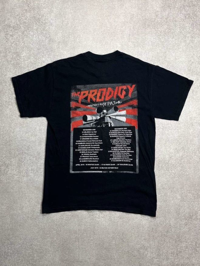 Band Tees × Vintage Vintage The Prodigy Invaders Must Die Tour T-shirt M Size US M / EU 48-50 / 2 - 3 Thumbnail