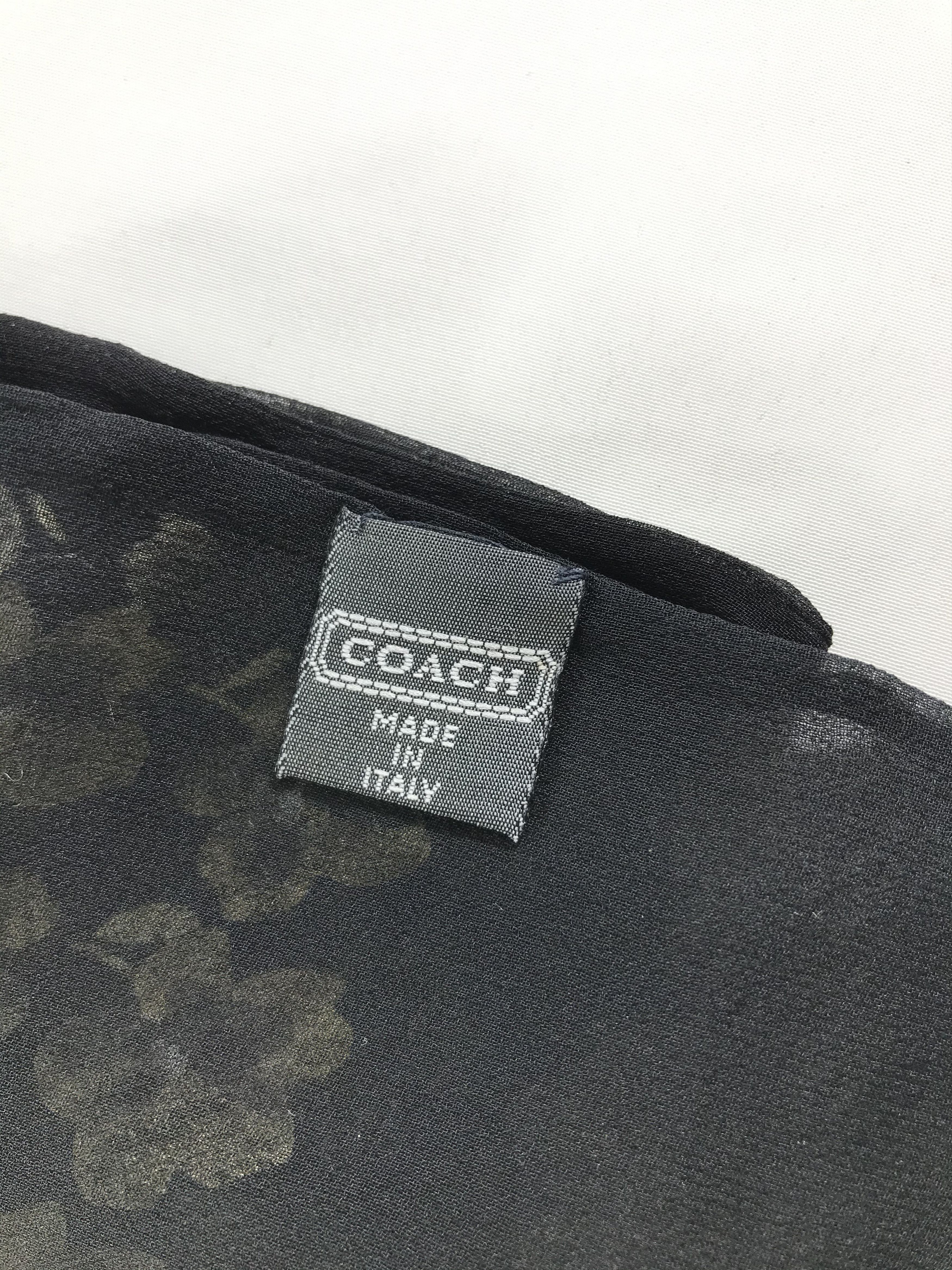 Coach Vintage Coach Silk Scarf Size ONE SIZE - 5 Thumbnail