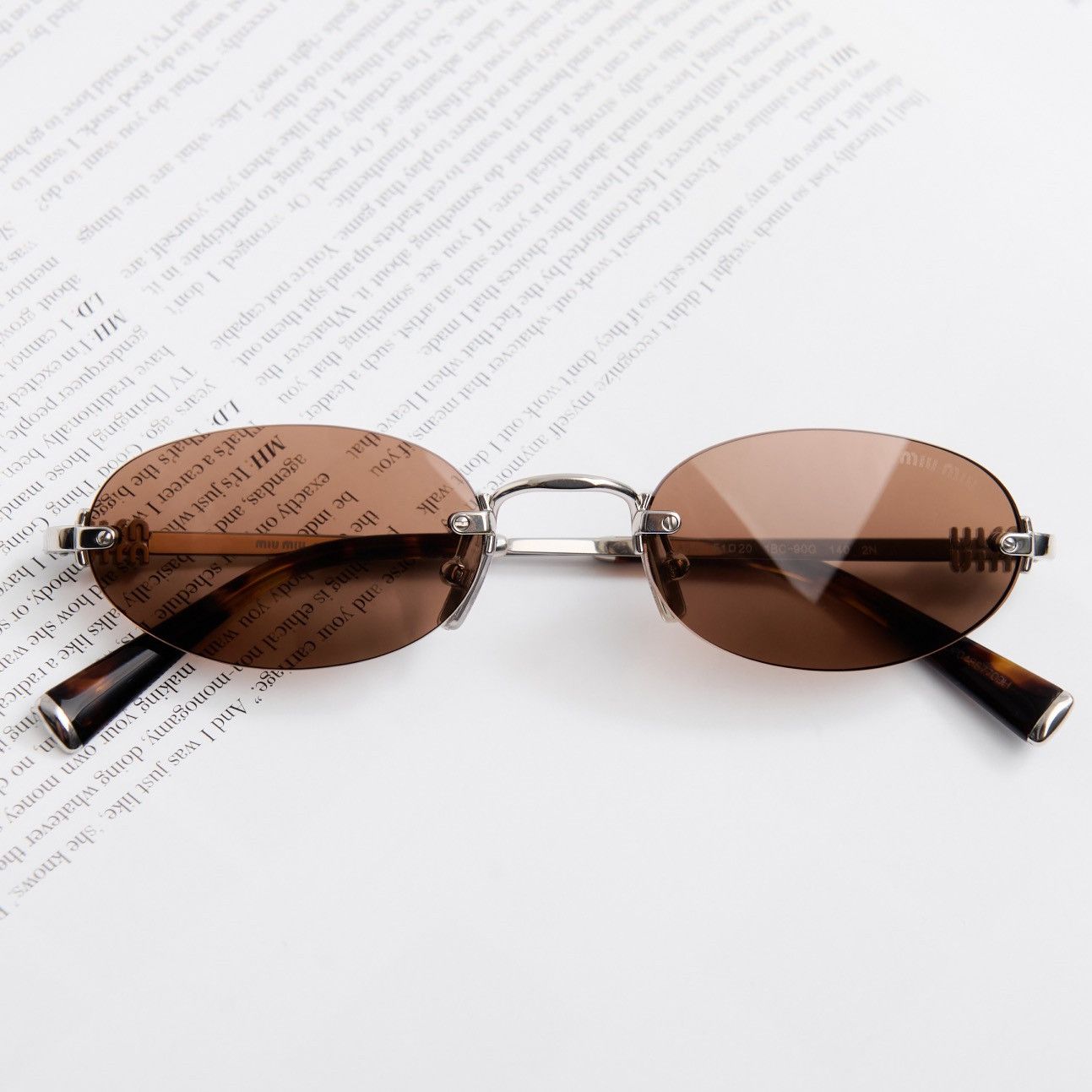 Miu Miu MIU MIU 0MU A54S 1BC90Q SUNGLASSES Size ONE SIZE - 6 Thumbnail