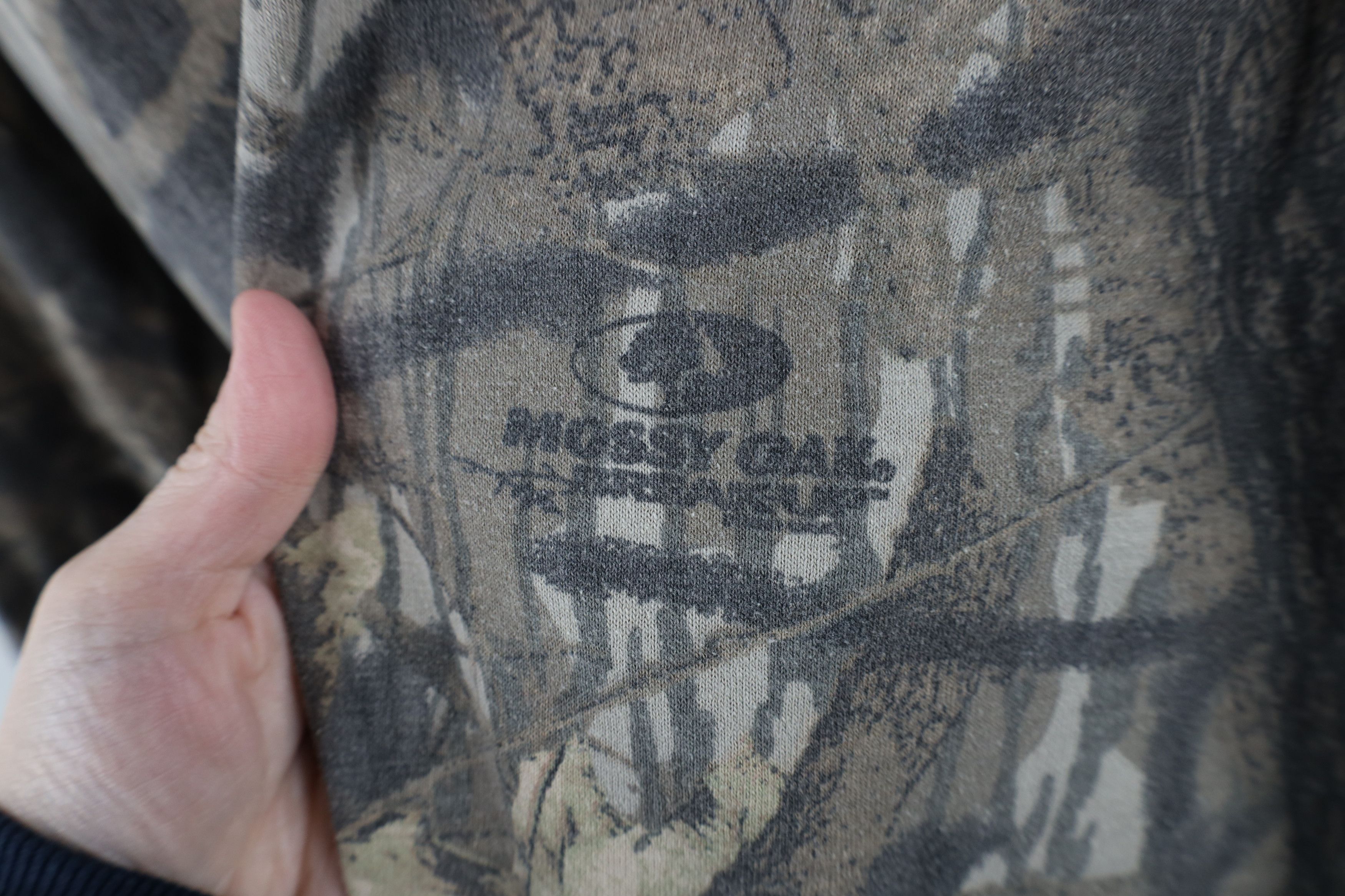 Vintage Vintage 90s Streetwear Camouflage Mock Neck T-Shirt USA Size US XL / EU 56 / 4 - 8 Thumbnail