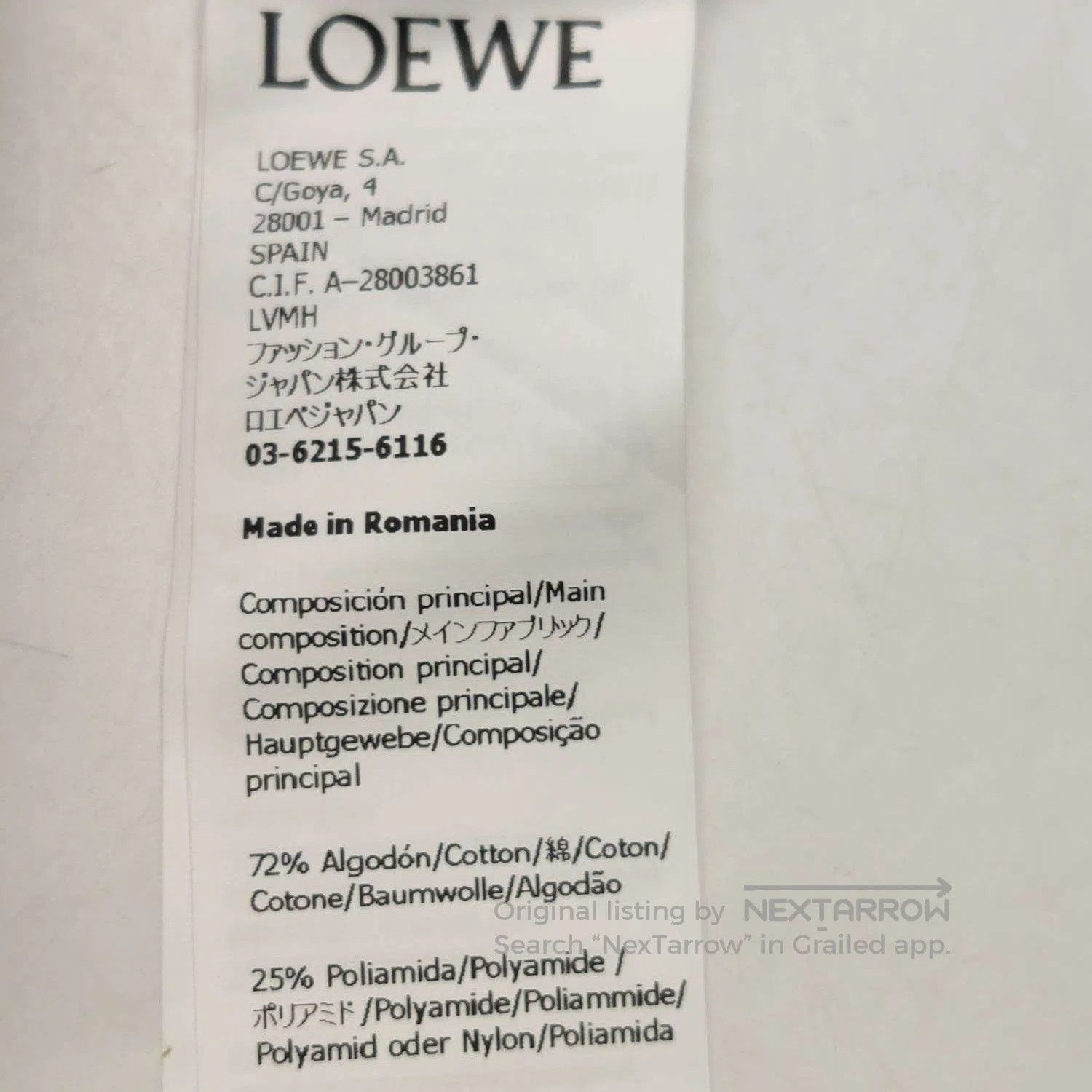Loewe Loewe Cotton Color Block Collar Shirt M. Size US M / EU 48-50 / 2 - 6 Thumbnail