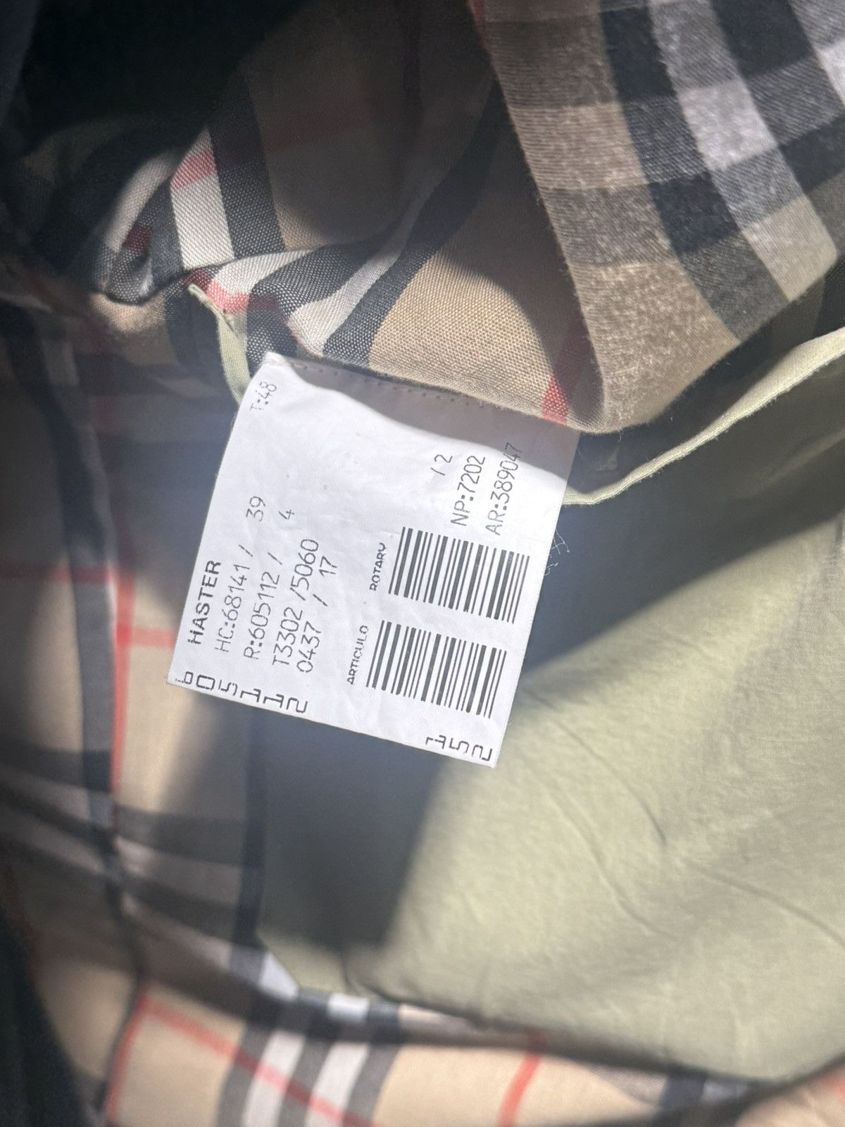 Burberry 🧥 Demi Trench / manteau Burberrys vintage beige Size 38R - 10 Thumbnail