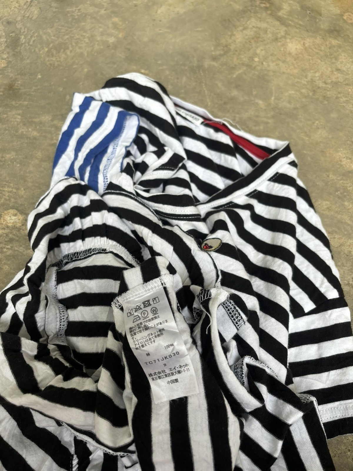 Tsumori Chisato Tsumori Chisato Issey Miyake Stripe Tshirt Size ONE SIZE - 7 Thumbnail