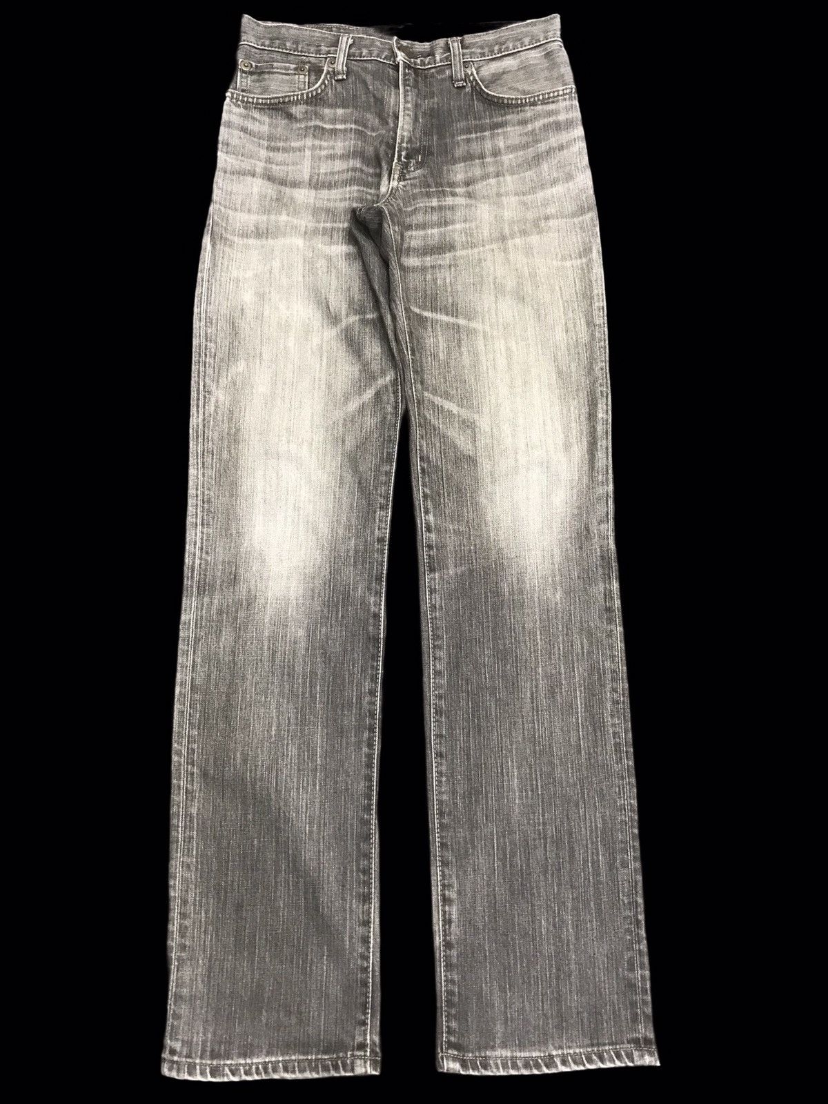 💥ARCHIVAL💥EDWIN 503 REGULAR BLACK STONEWASH DENIM F267