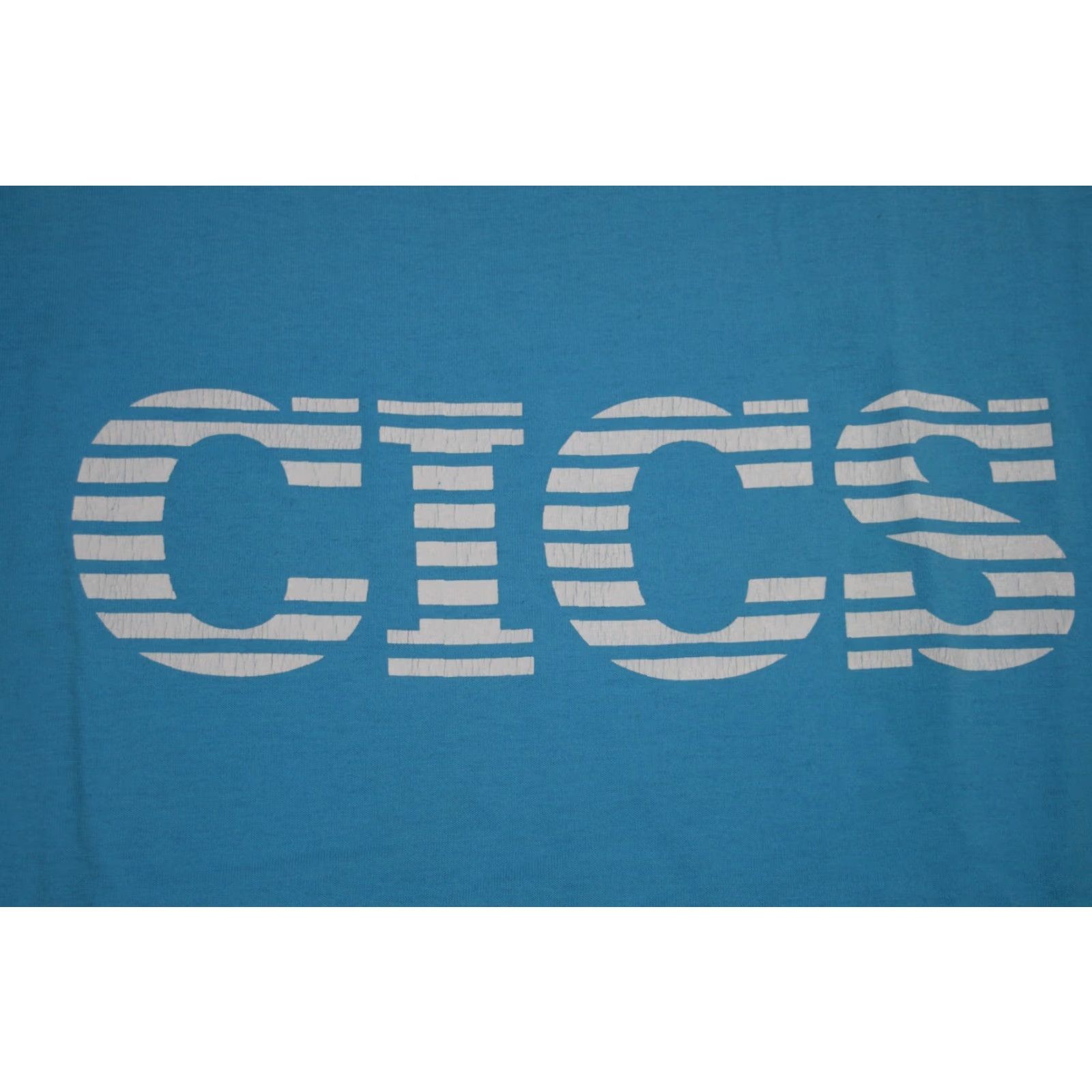 Fruit Of The Loom VINTAGE 90s IBM CICS T-SHIRT Blue Large Graphic Tee Mens RARE Size US L / EU 52-54 / 3 - 2 Thumbnail