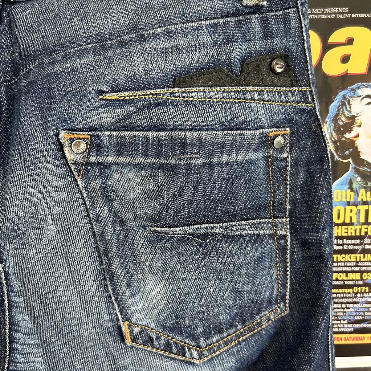 Diesel Vintage Diesel Darron Regular Slim Tapered Denim Size US 33 - 11 Thumbnail