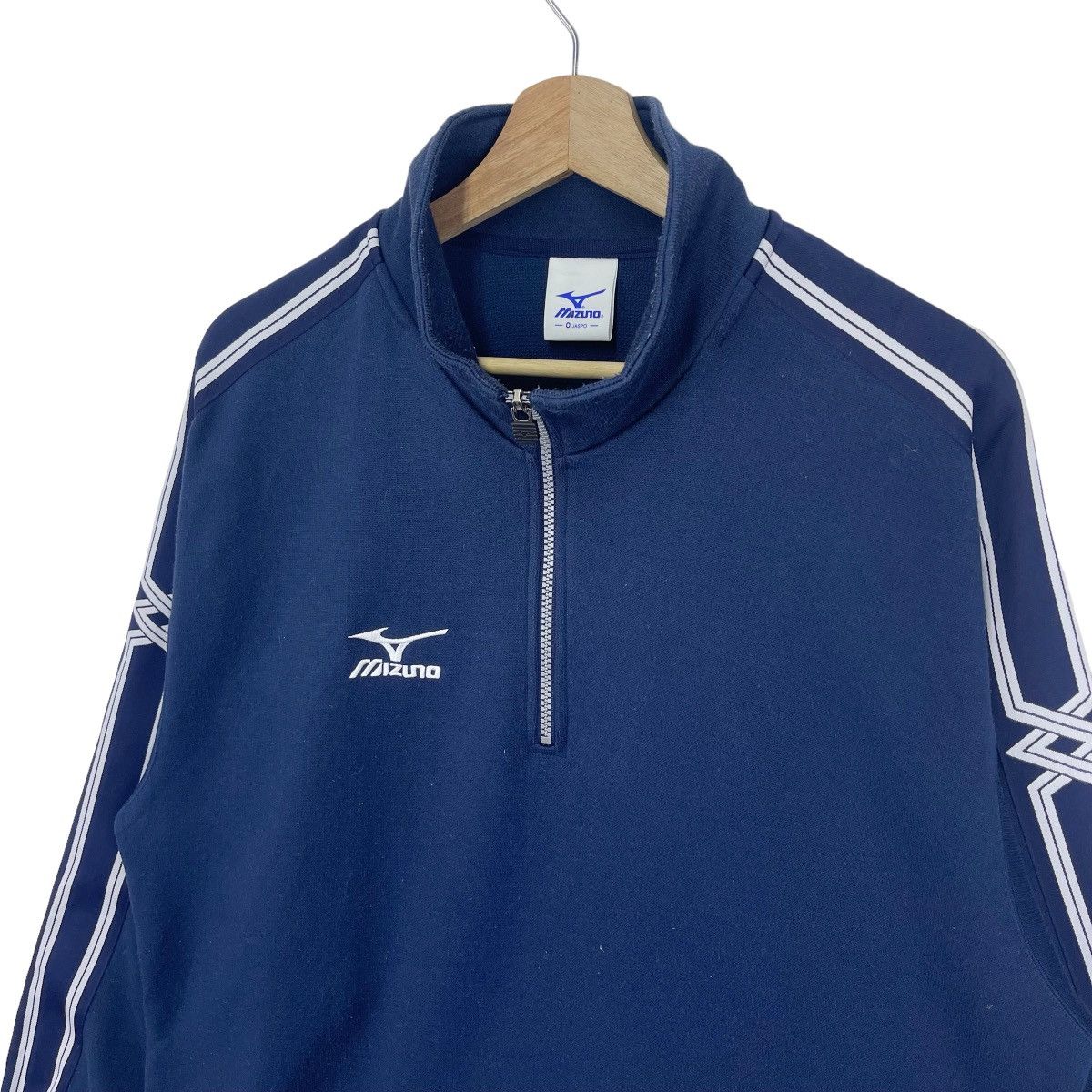 Mizuno × Vintage 90’s Mizuno Half Zip Sweatshirts Size US L / EU 52-54 / 3 - 2 Thumbnail
