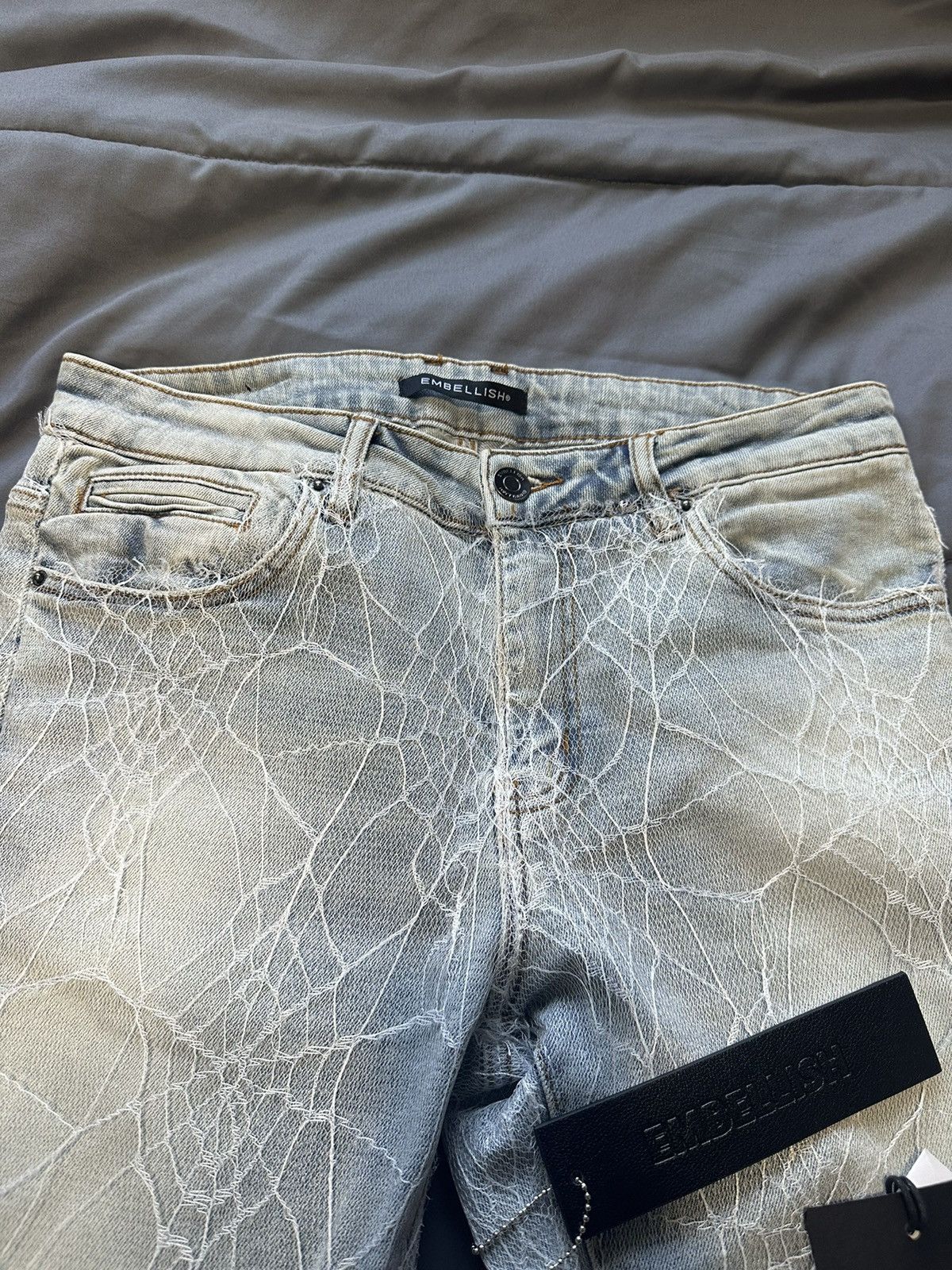 Embellish Embellish Spider-web Denim Size US 32 / EU 48 - 6 Thumbnail