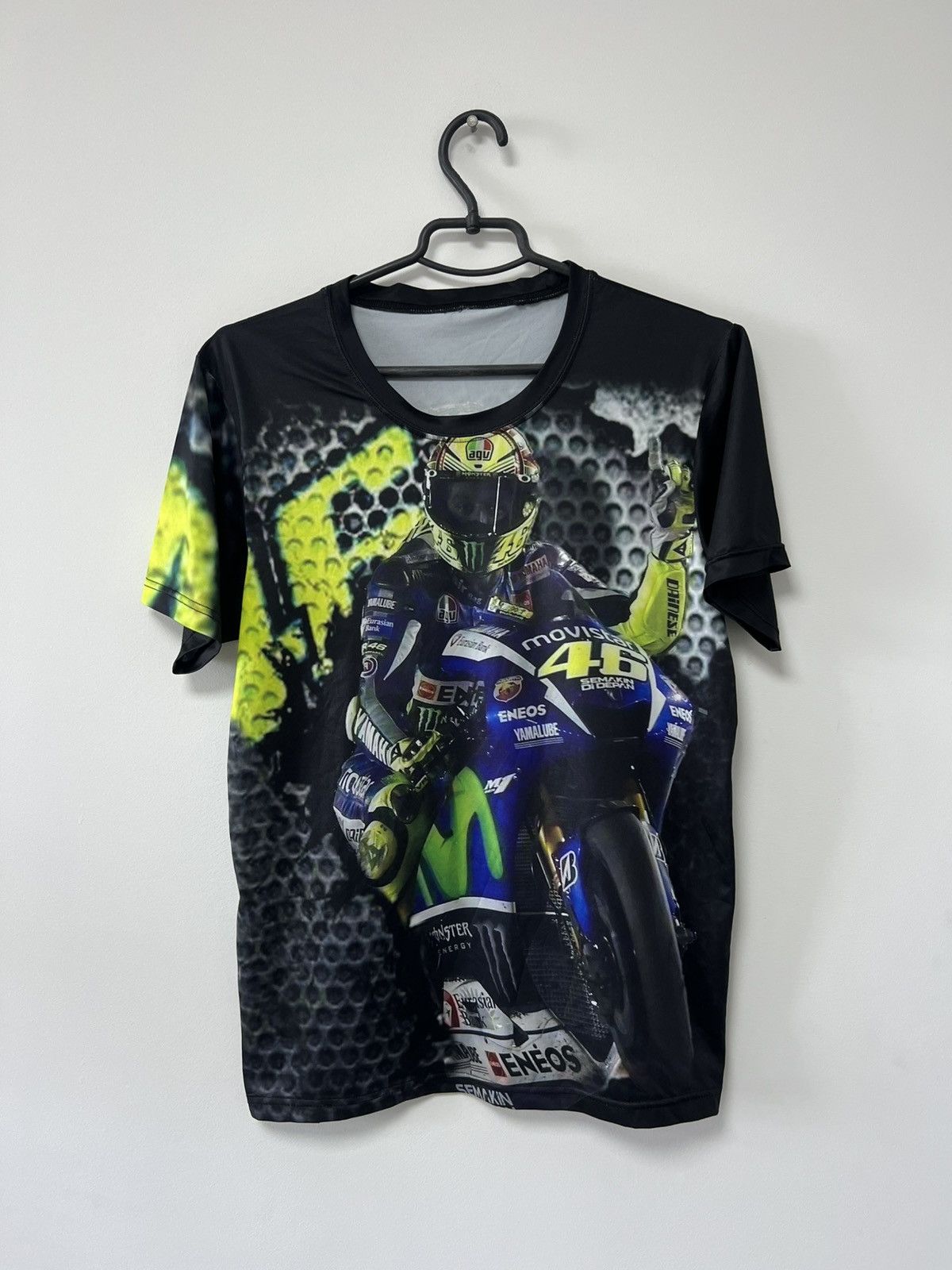 Vintage Valentino Rossi Racing VR46 Jersey Yamaha Motorcycle sz M Size US M / EU 48-50 / 2 - 4 Thumbnail