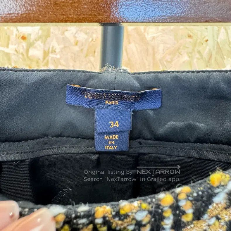 Louis Vuitton Louis Vuitton Classic woolen logo skirt Size 33" - 5 Thumbnail