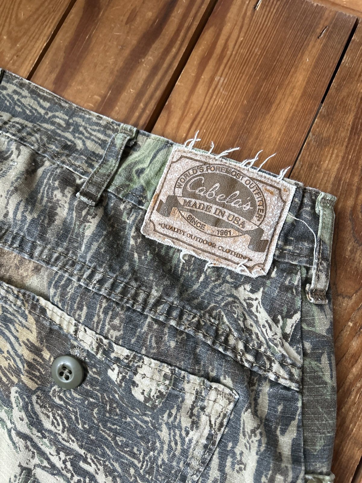 Realtree × Vintage Vintage 90s Cabelas Real Tree Camo Cargo Pants Size US 38 / EU 54 - 3 Thumbnail