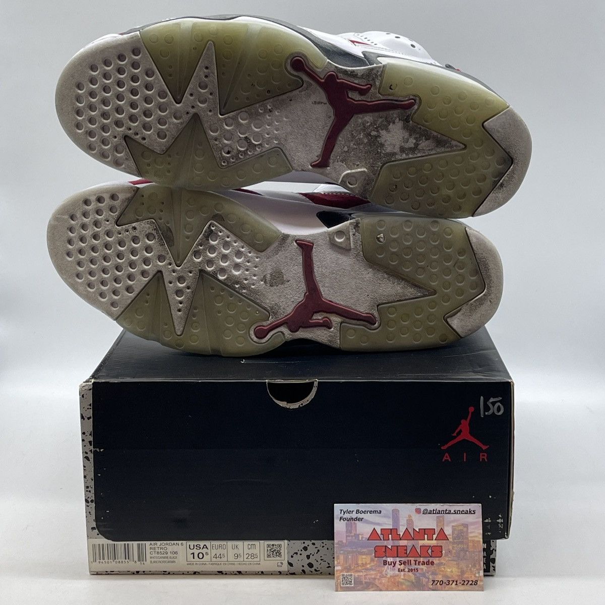 Jordan Brand Air Jordan 6 carmine Size US 10.5 / EU 43-44 - 7 Thumbnail