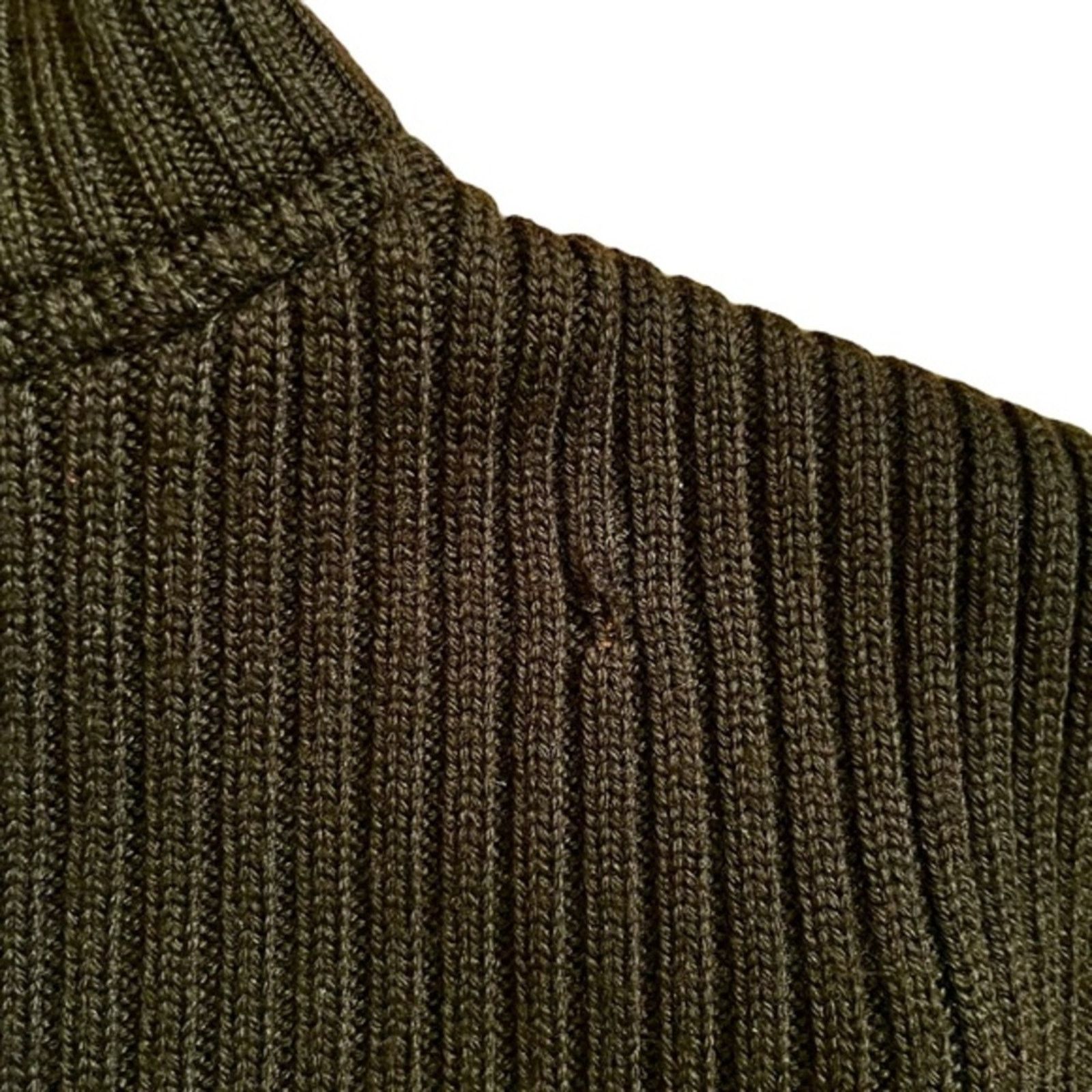 Saks Fifth Avenue × Vintage Saks Fifth Avenue Brown Suede Merino Wool Sweater Vest Size S / US 4 / IT 40 - 9 Thumbnail