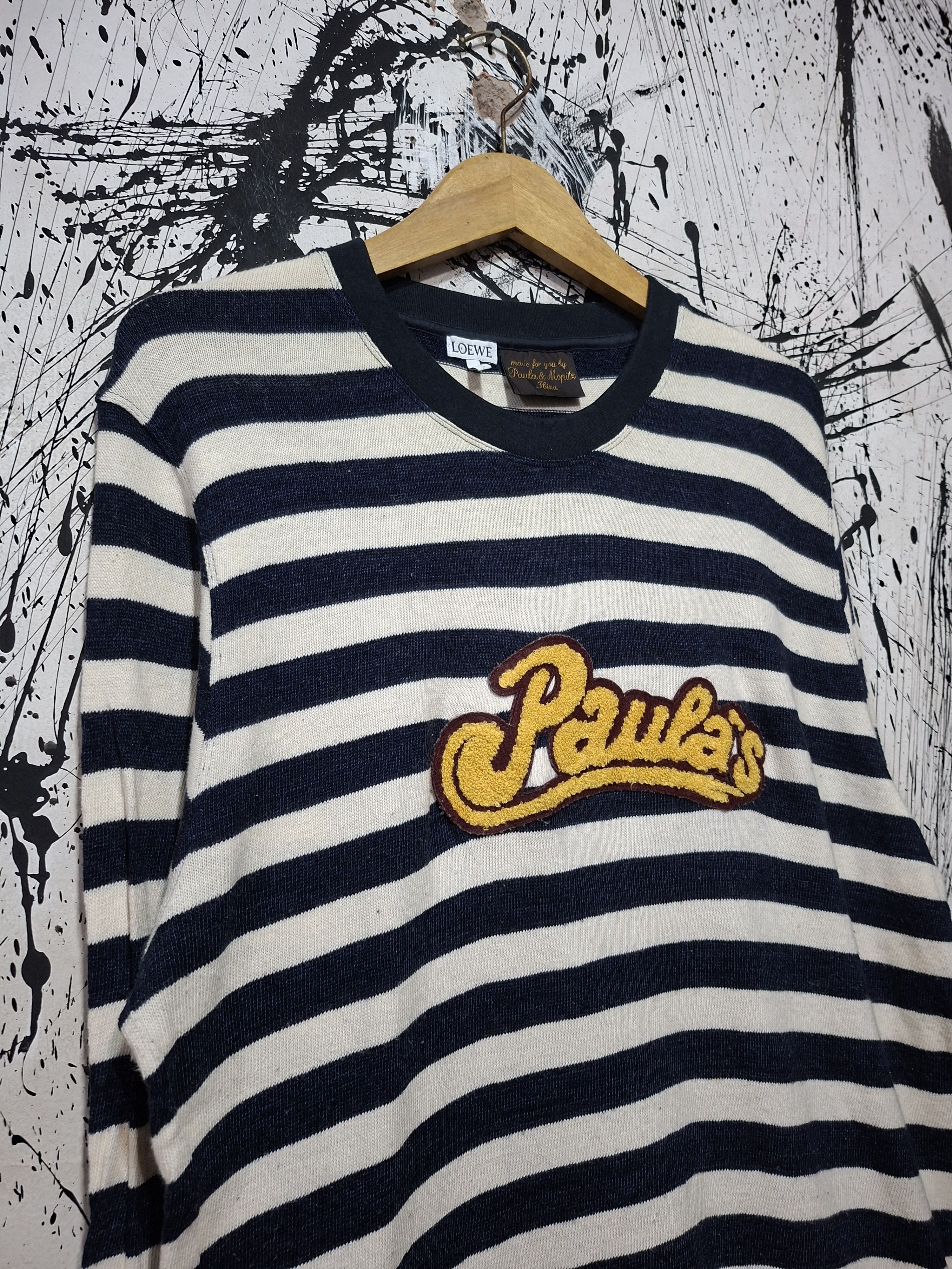 Loewe LOEWE X PAULA'S IBIZA LOGO STRIPE SWEATSHIRT Size US L / EU 52-54 / 3 - 2 Thumbnail