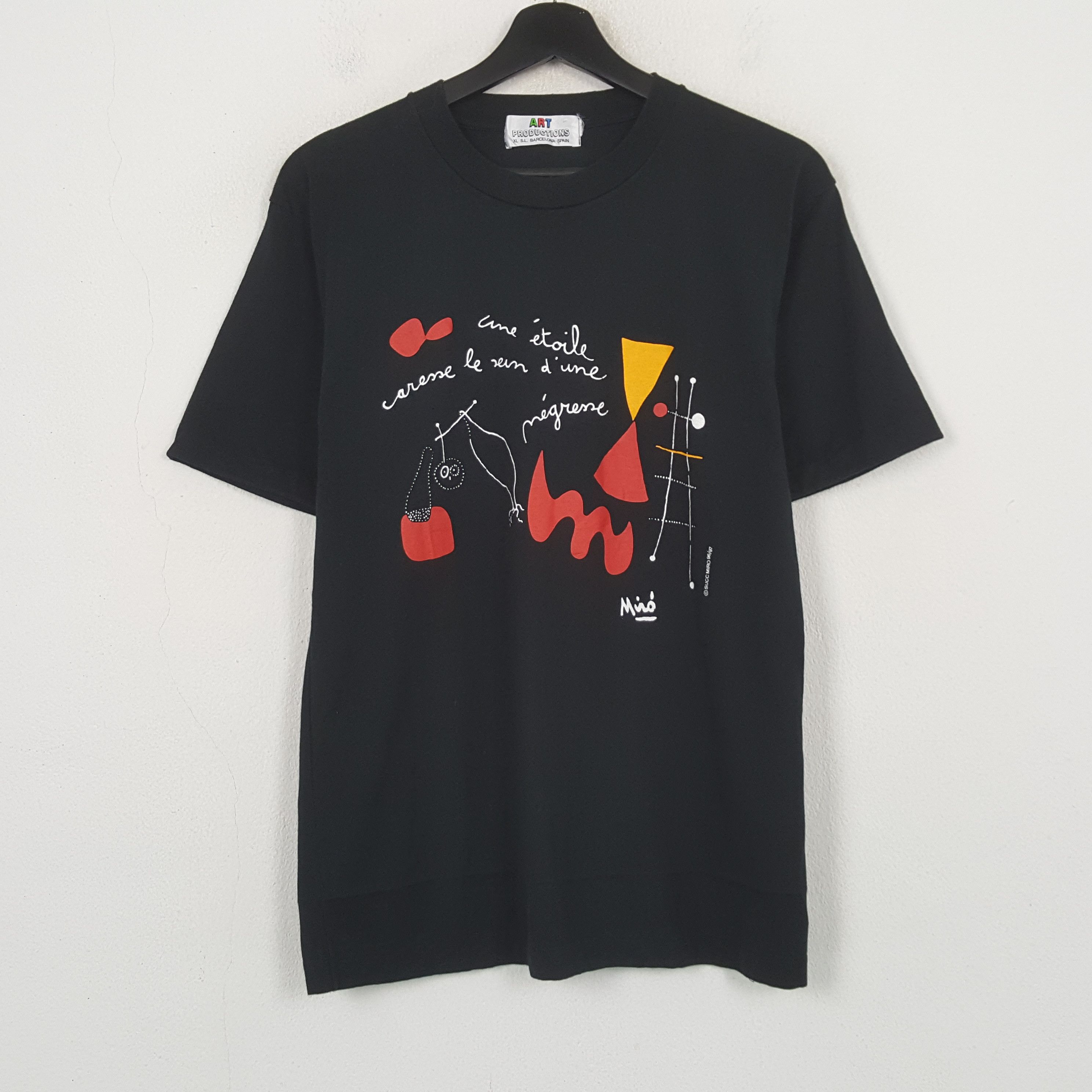 Vintage Joan Miro Art Style Tshirt RR29 Size US M / EU 48-50 / 2 - 1 Thumbnail