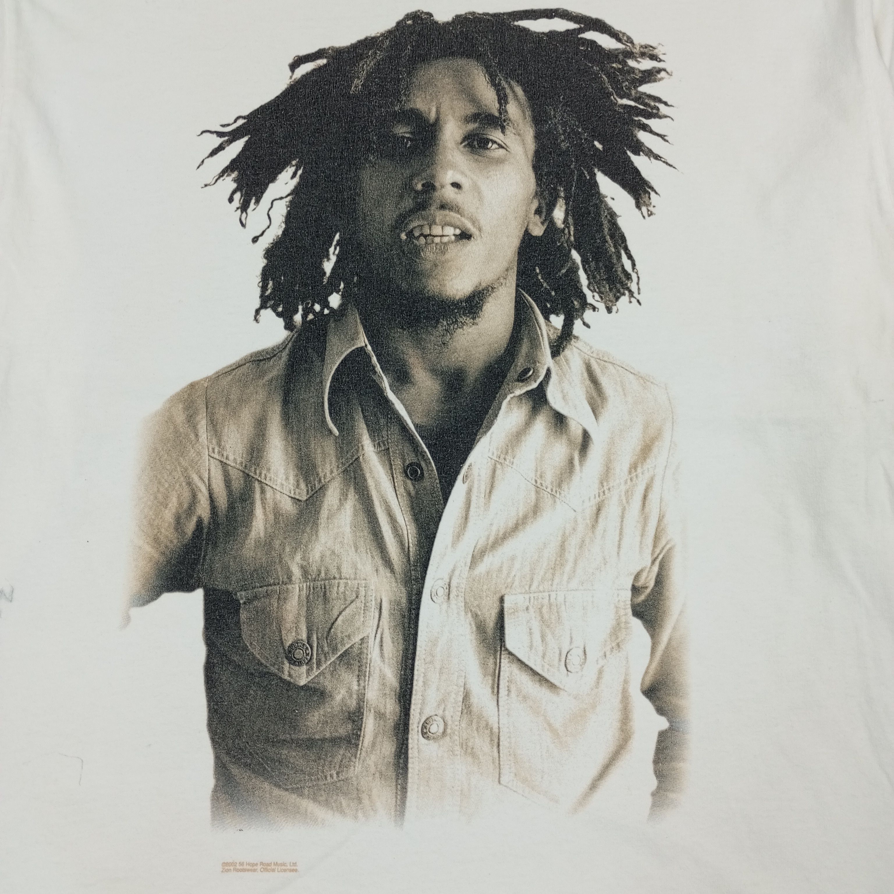 Bob Marley × Vintage Bob Marley Singer Music Vintage Long Sleeve Tshirt Size US XL / EU 56 / 4 - 2 Thumbnail
