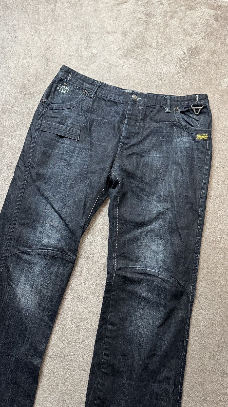 If Six Was Nine G-Star Dirty Faded Mudwash Distressed Jeans LGB if6was9 vibe Size US 36 / EU 52 - 2 Thumbnail