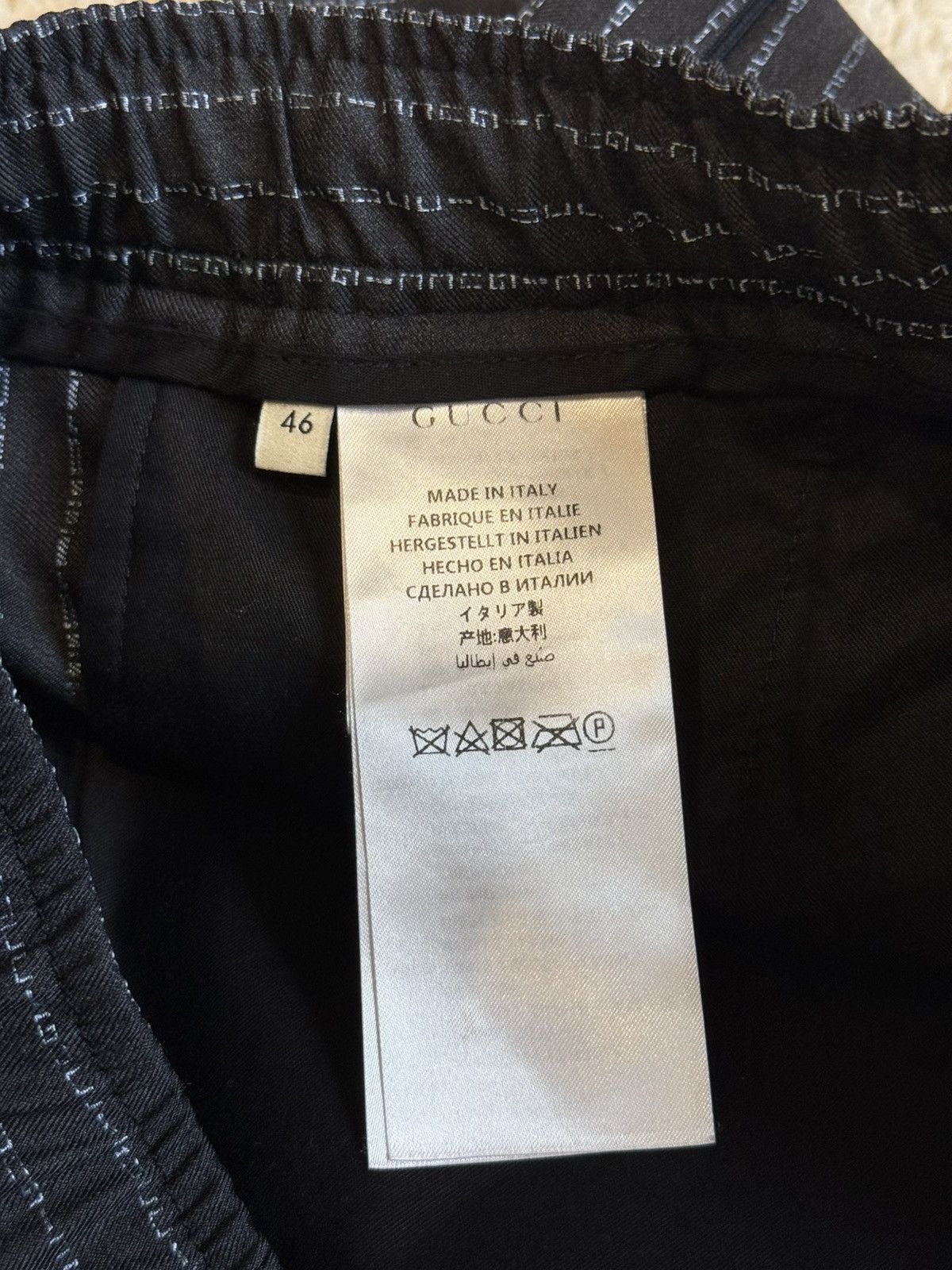 Gucci GUCCI Pintstripe Stitched Pants $1450msrp🕴️✨ Size US 29 - 15 Thumbnail