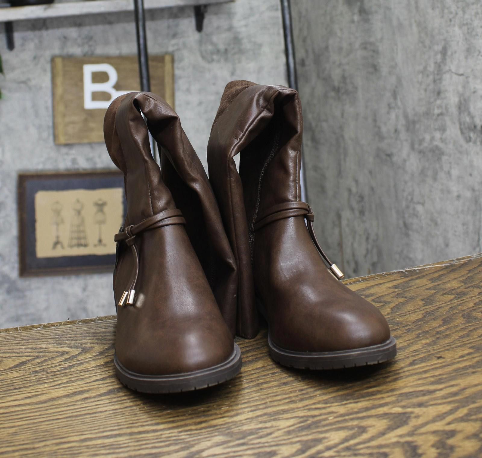 Style & Co Style & Co. Knee-high Riding Boots Mocha Smooth Brown 8.5m Size US 8.5 / IT 38.5 - 4 Thumbnail