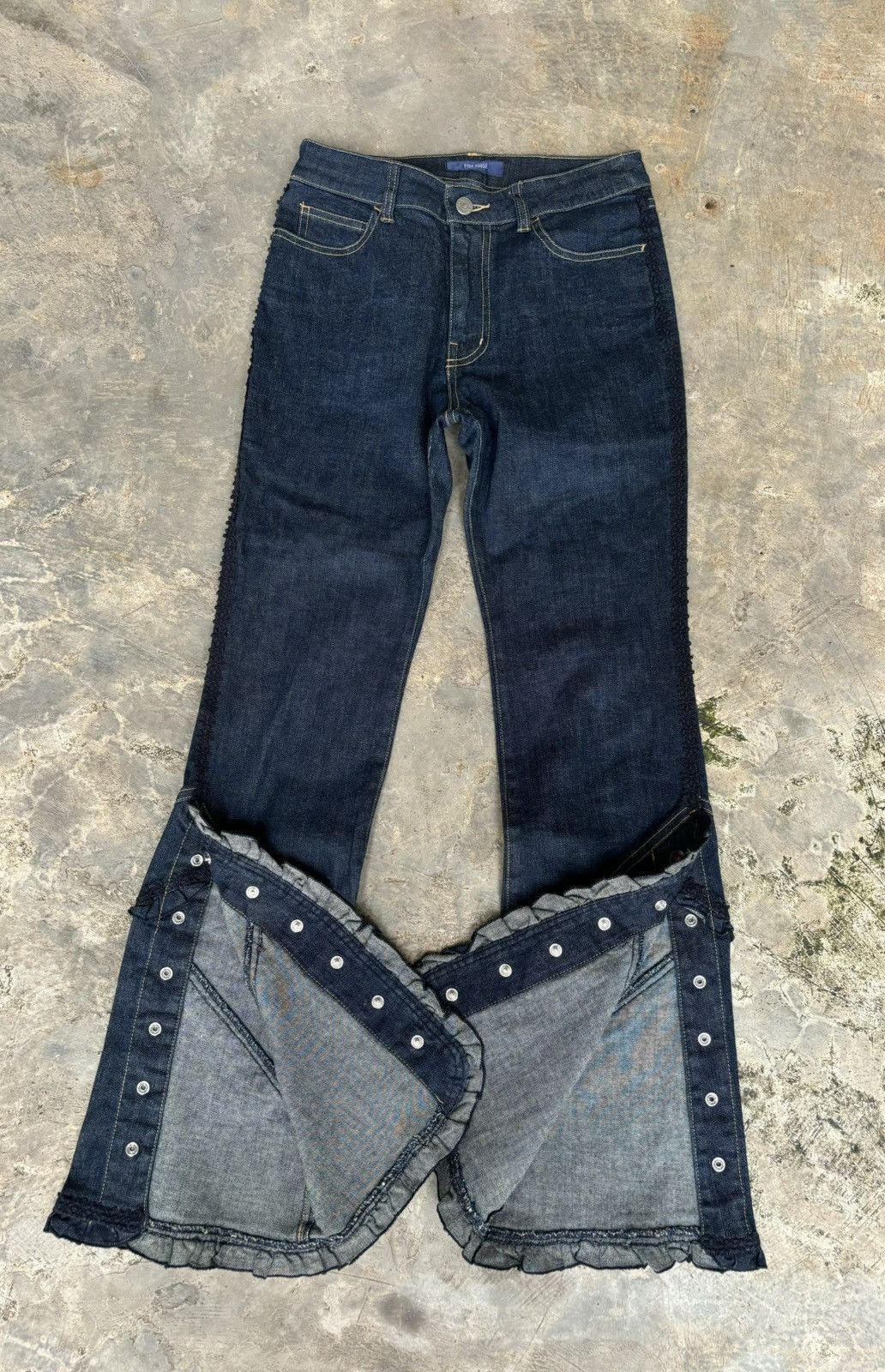 If Six Was Nine × Japanese Brand × Tornado Mart Pink House bottom button cealan Bootcut style Size US 28 / EU 44 - 1 Thumbnail