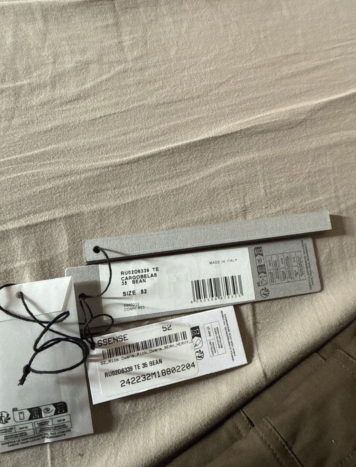 Rick Owens Rick Owens Bella Cargo Pants Brown – Size US 36 / IT 52 Size US 36 / EU 52 - 7 Thumbnail