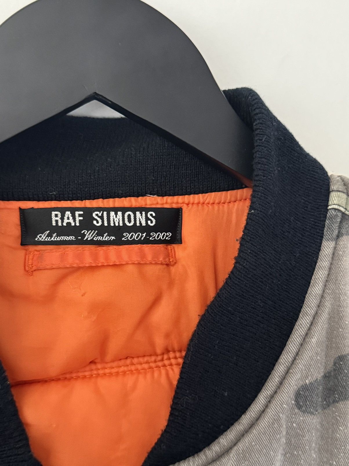 Raf Simons AW2001-2002 Raf Simons Riot Riot Riot Camo Patchwork Bomber Size US XXL / EU 58 / 5 - 11 Thumbnail