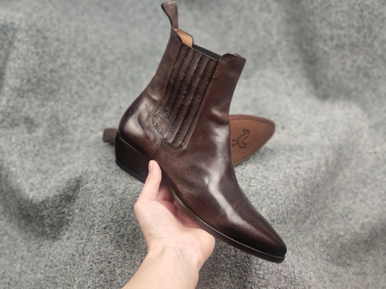 Elia Maurizi Elia Maurizi Design Leather western chelsea ankle Boots Size US 9 / IT 39 - 18 Thumbnail