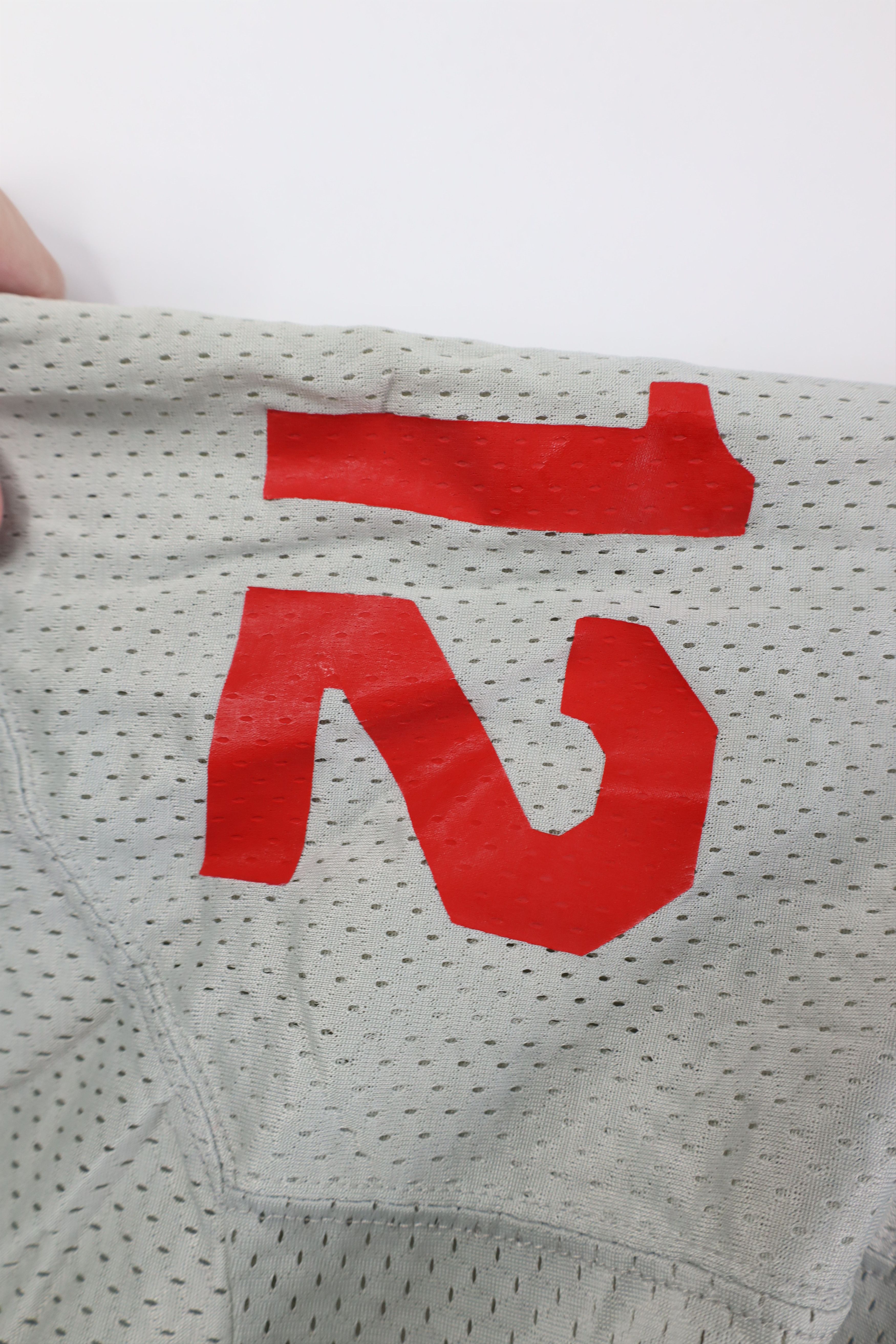 Vintage Vintage 90s Bedford Football Jersey Mesh Silver Gray USA Size US XL / EU 56 / 4 - 5 Thumbnail