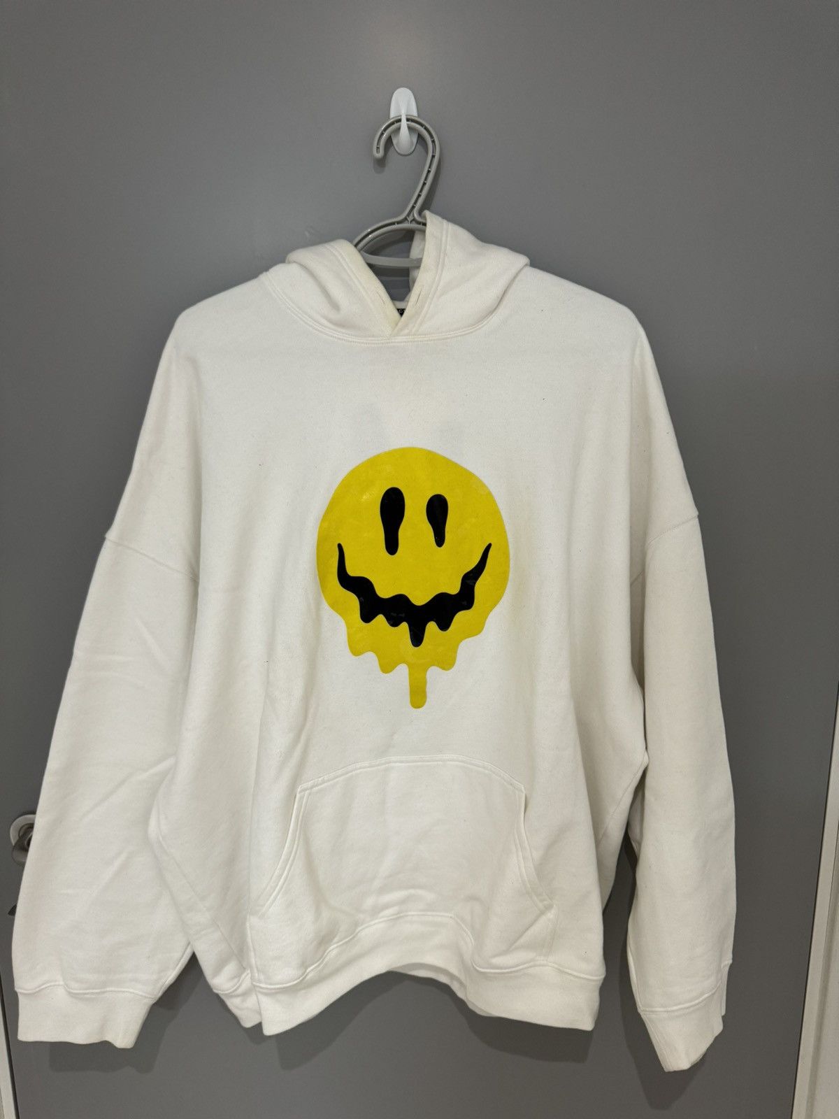 Balenciaga Smiley Oversized Hoodie Size US S / EU 44-46 / 1 - 1 Thumbnail