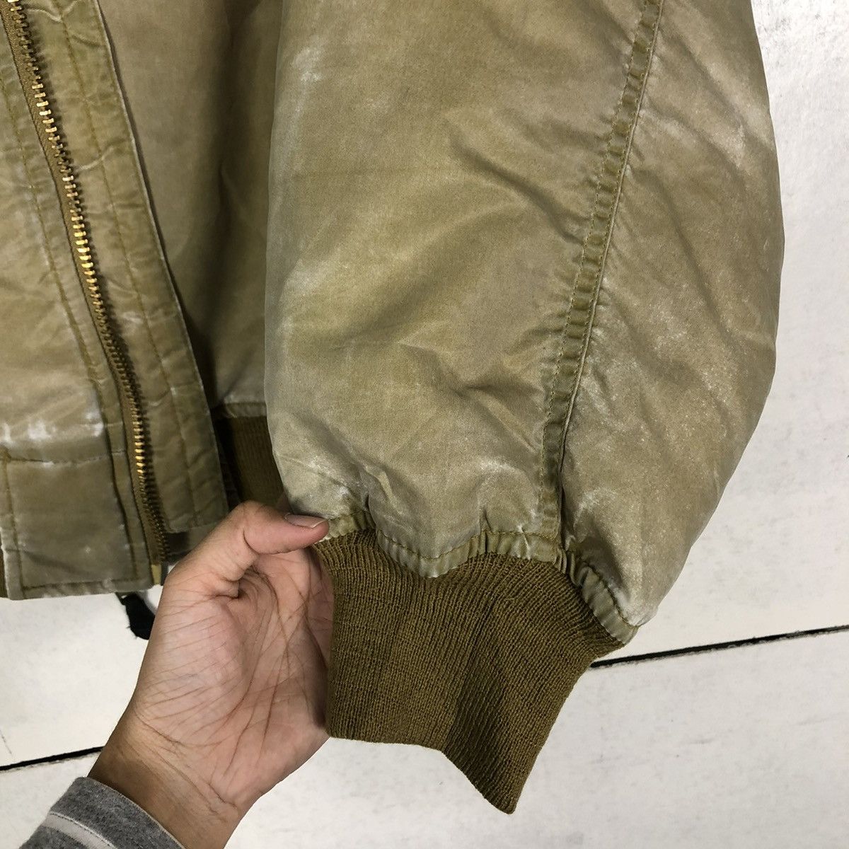 Vintage 🔥RIOT RIOT VINTAGE BOMBER JACKET MA-1 MILITARY US ARMY Size US L / EU 52-54 / 3 - 15 Thumbnail