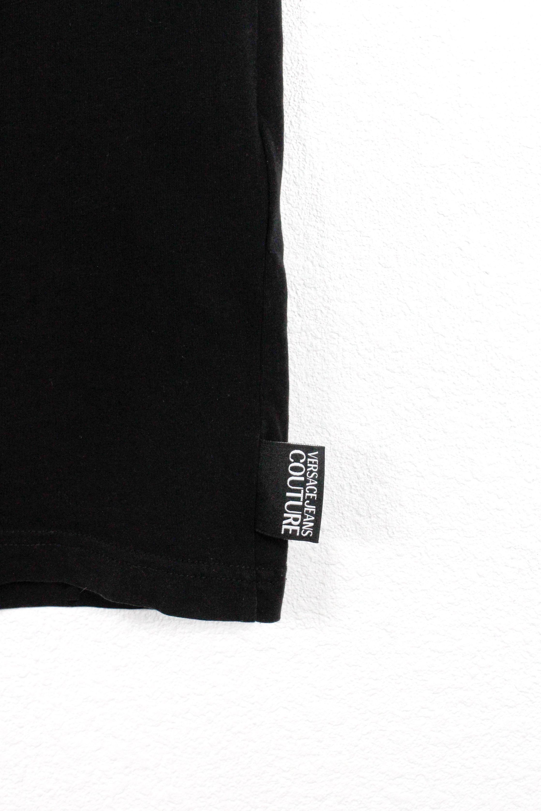 Versace × Versace Jeans Couture Versace Jeans Couture Logo Applique Patch Noir Tee T-shirt Size US S / EU 44-46 / 1 - 4 Thumbnail