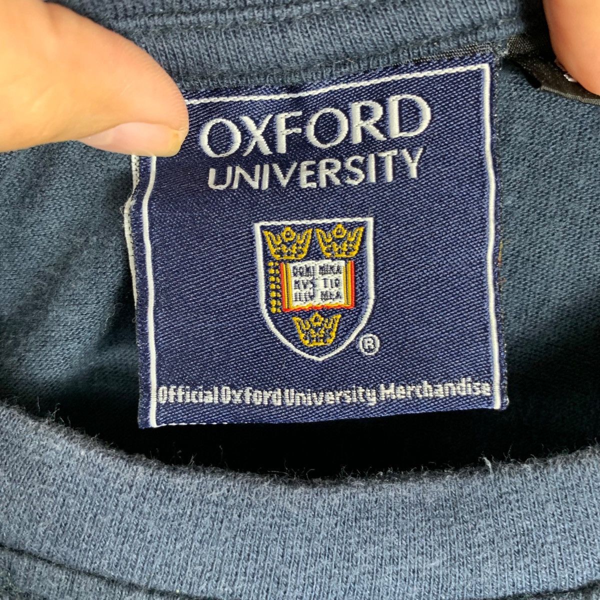 Other COLLEGIATE OXFORD UNIVERSITY Azo Free Dyes Tee Shirt Top Size S / US 4 / IT 40 - 6 Thumbnail