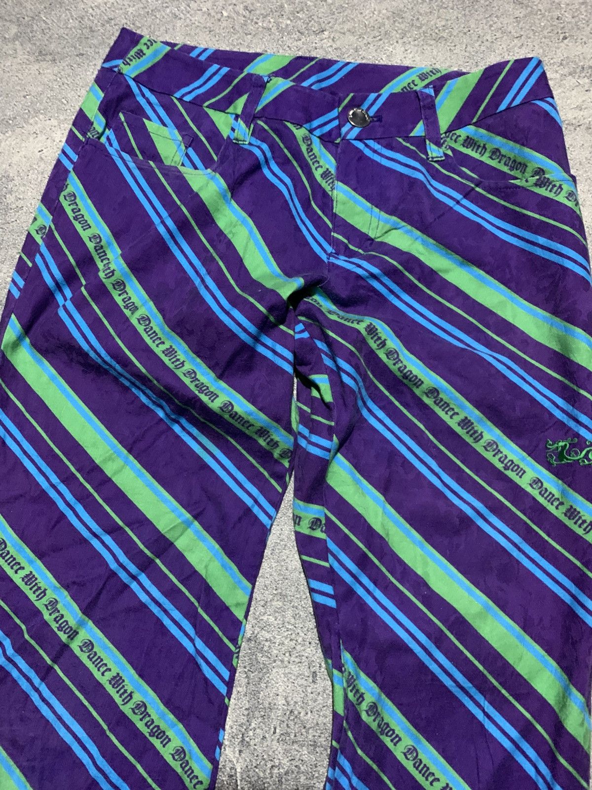 Japanese Brand 🐍 Dance With Dragon Japan Casual Pants Size 27" / US 4 / IT 40 - 3 Thumbnail