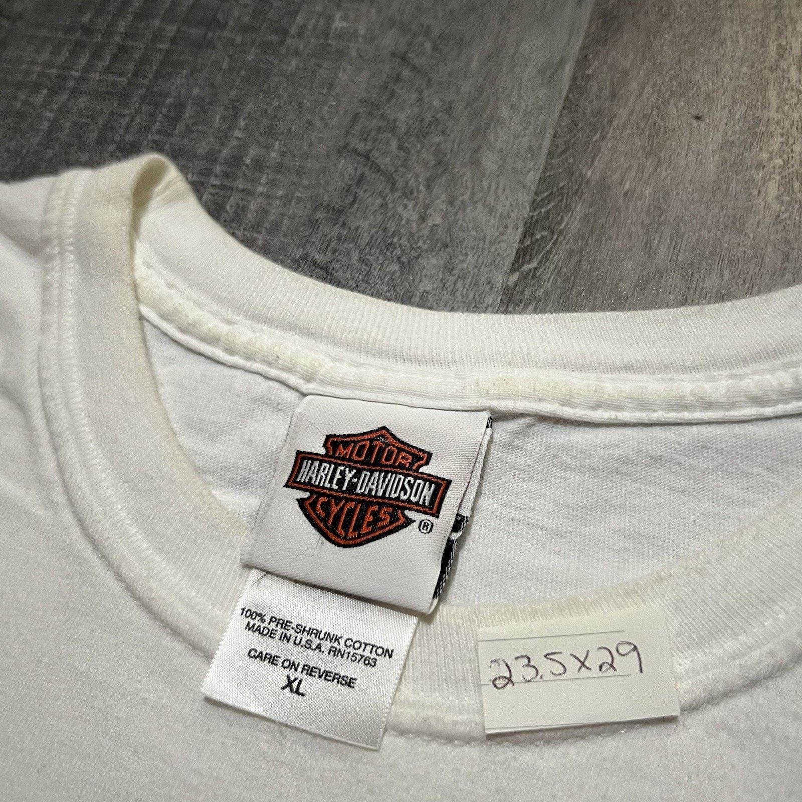 Vintage VTG Harley Davidson Tulsa Oklahoma White Biker T Shirt XL Size US XL / EU 56 / 4 - 6 Thumbnail