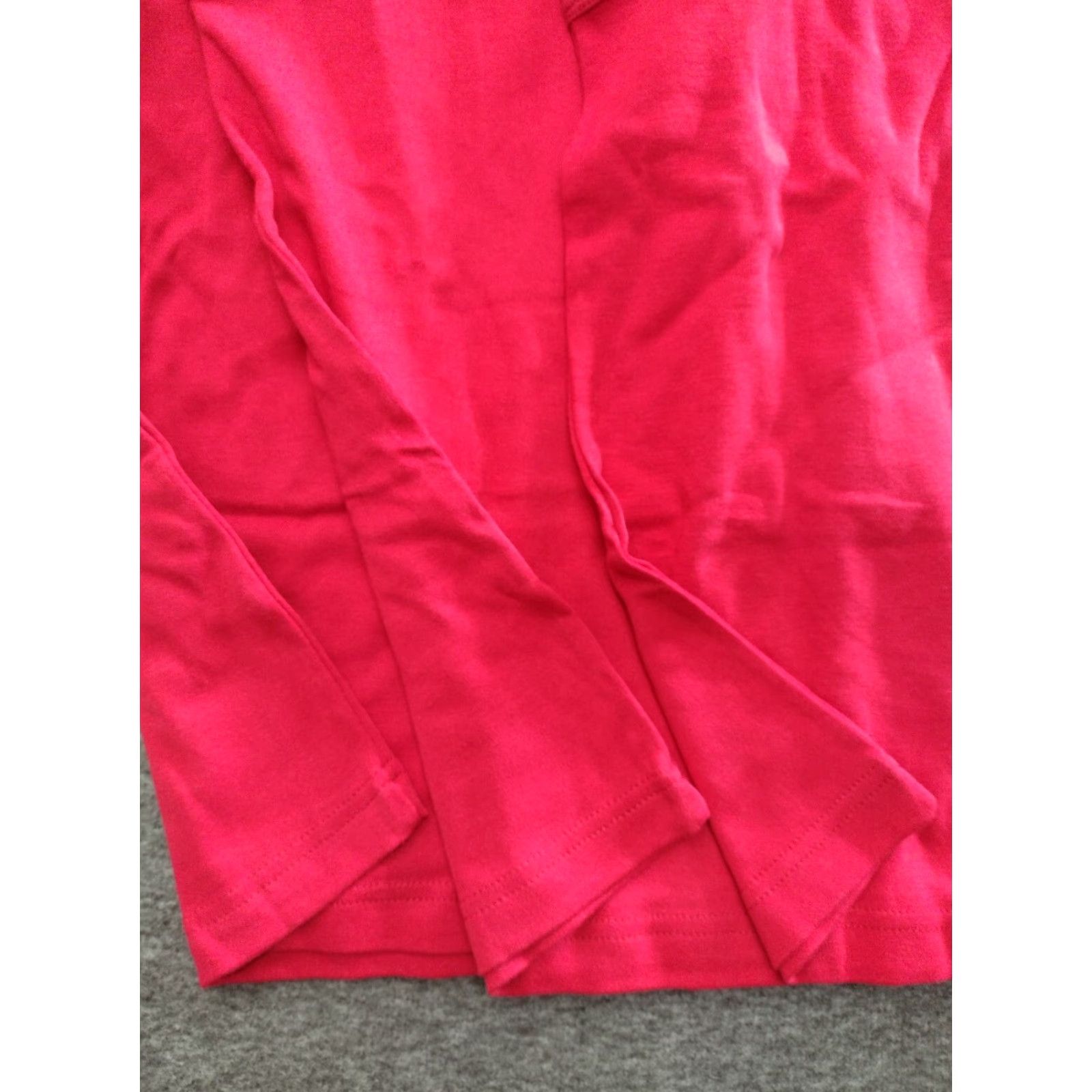 Superga Super Tank Top Women’s Red 100% Cotton Sleeveless Tank Shirt 14 Regular Size XL / US 12-14 / IT 48-50 - 6 Thumbnail