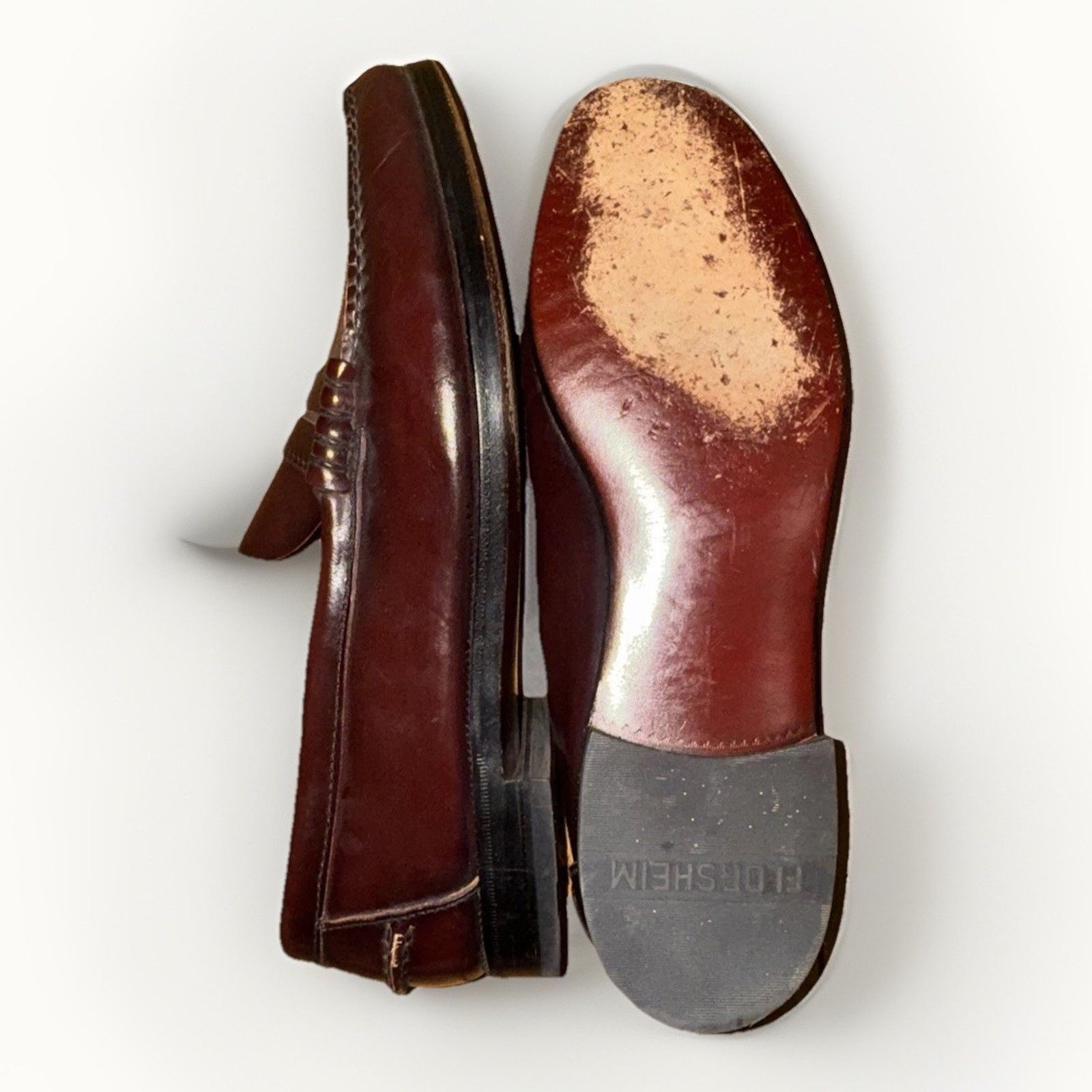 Florsheim Leather Florsheim Penny Loafers 10 C US Brown Leather Shoes Size US 10 / EU 43 - 5 Thumbnail