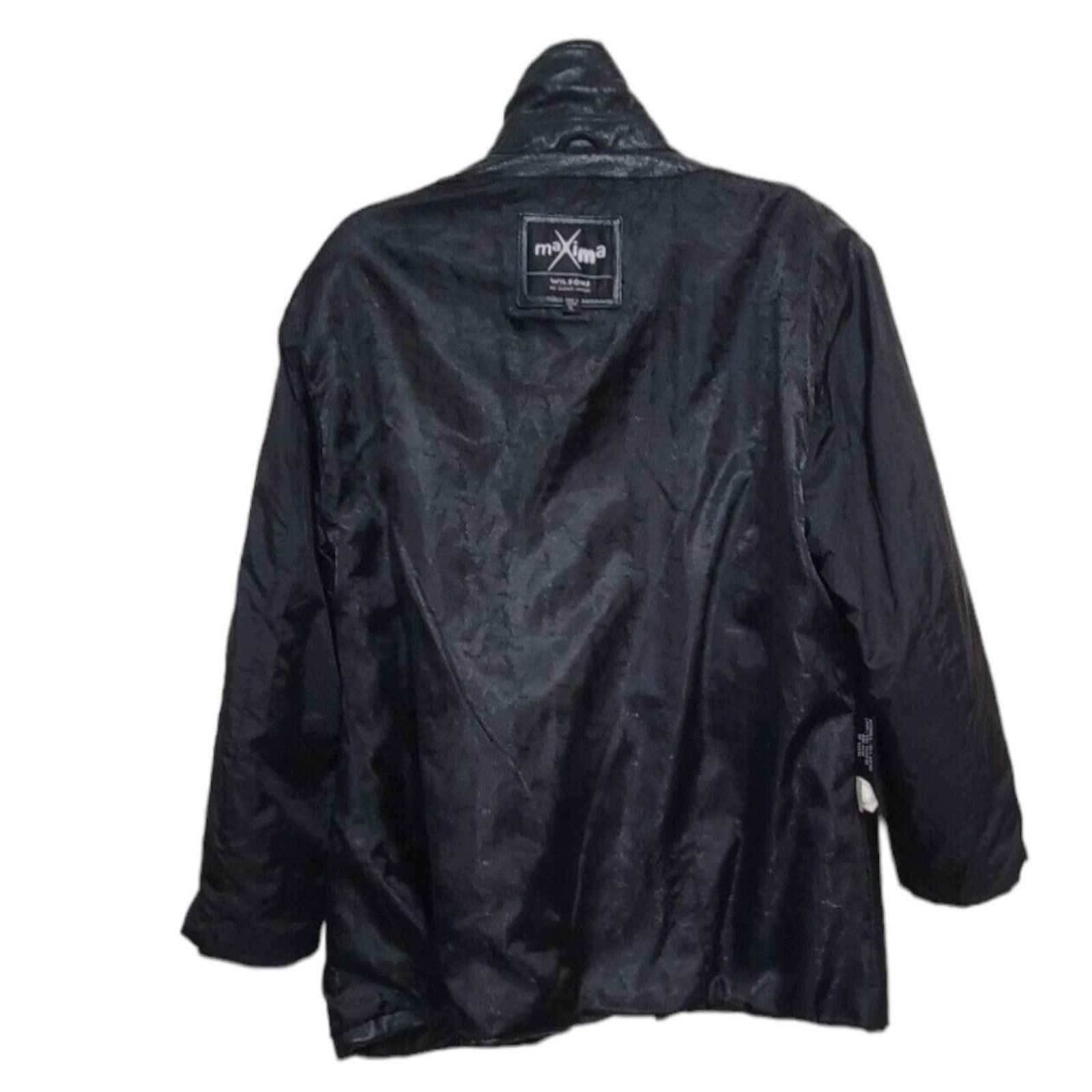 Wilsons Leather Wilsons Maxima Leather Button Motorcycle Women Jacket Sz XL Size XL / US 12-14 / IT 48-50 - 4 Thumbnail