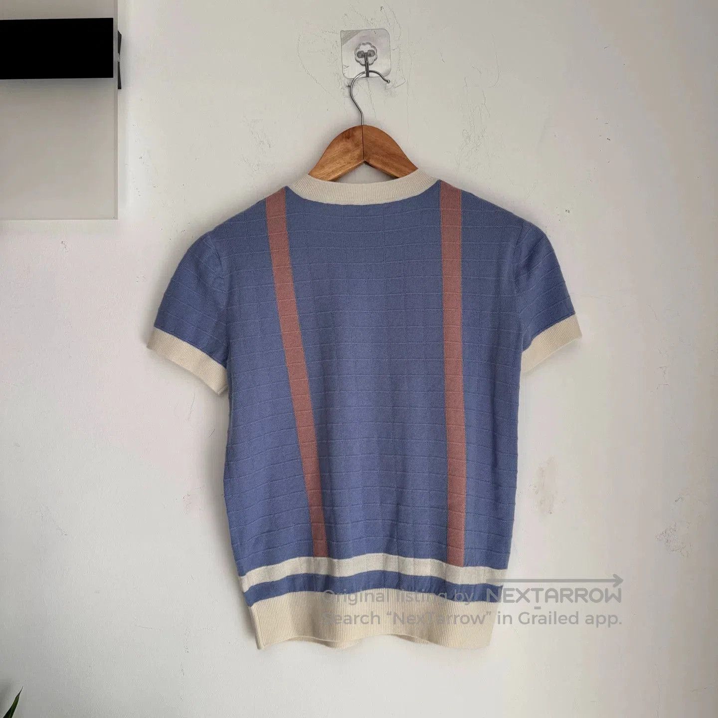 Hermes Hermès Women's Knit Short Sleeve Top. Size US XS / EU 42 / 0 - 6 Thumbnail