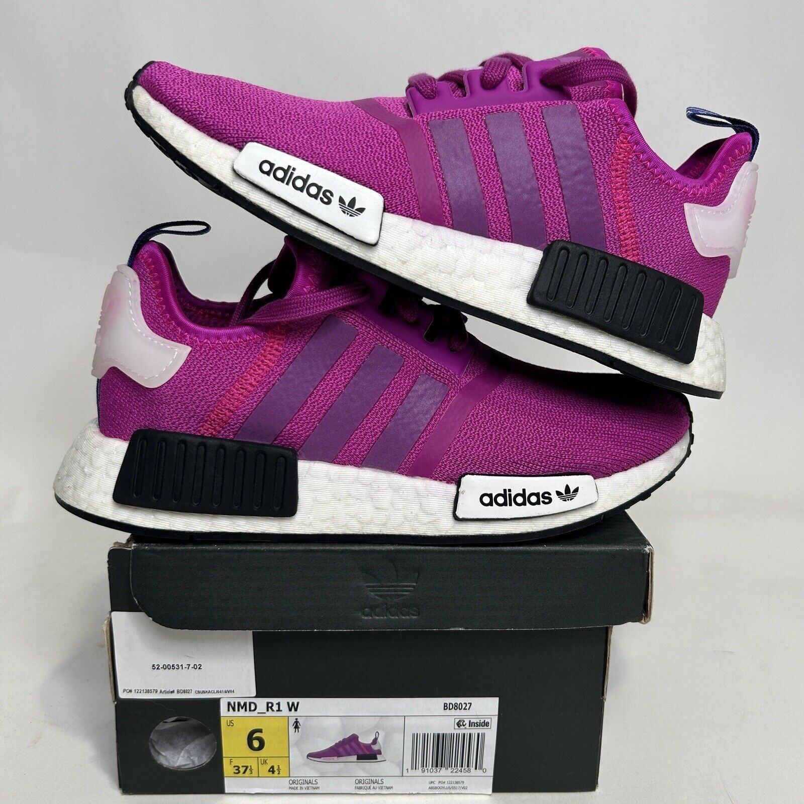 Adidas Adidas NMD R1 Boost Mesh “Vivid Pink” 2024 Size US 6 / IT 36 - 1 Thumbnail