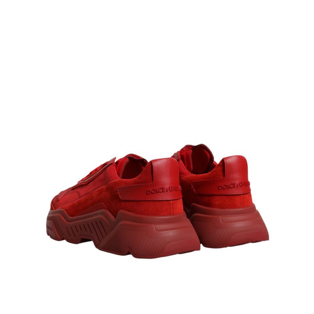 Dolce & Gabbana Dolce & Gabbana Red Leather Daymaster Low Top Sneakers Shoes Size US 6 / EU 39 - 5 Thumbnail