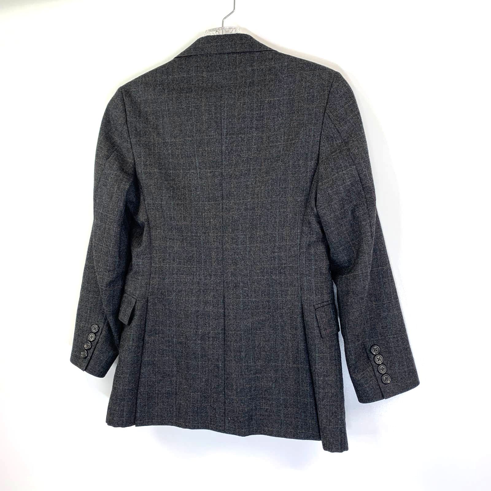 Polo Ralph Lauren Polo Ralph Lauren Plaid Blazer Vintage Wool Gray Size XS / US 0-2 / IT 36-38 - 10 Thumbnail