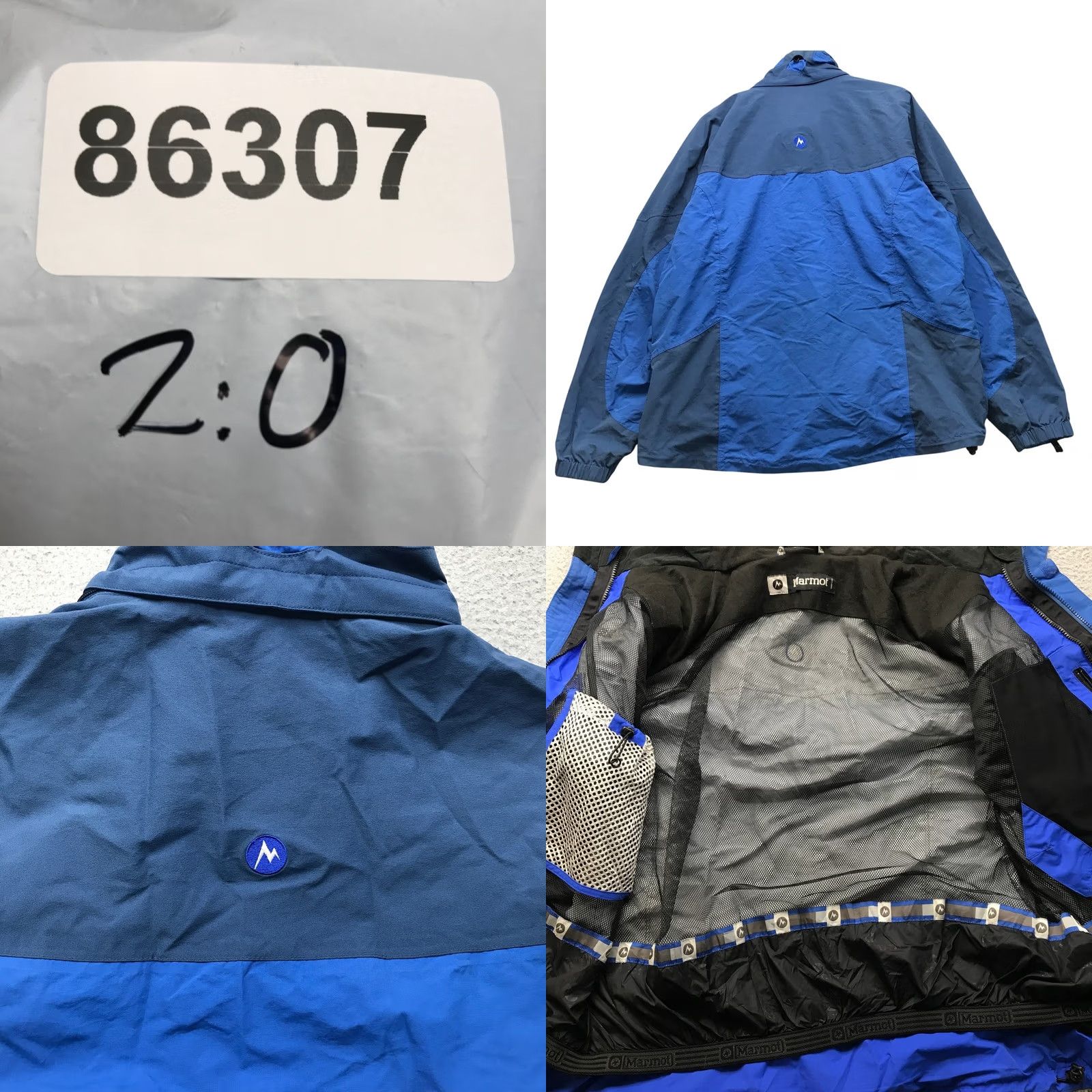 Marmot Marmot Ski Jacket Mens XL Regular Pockets Embroidered Logo Blue Size US XL / EU 56 / 4 - 8 Thumbnail